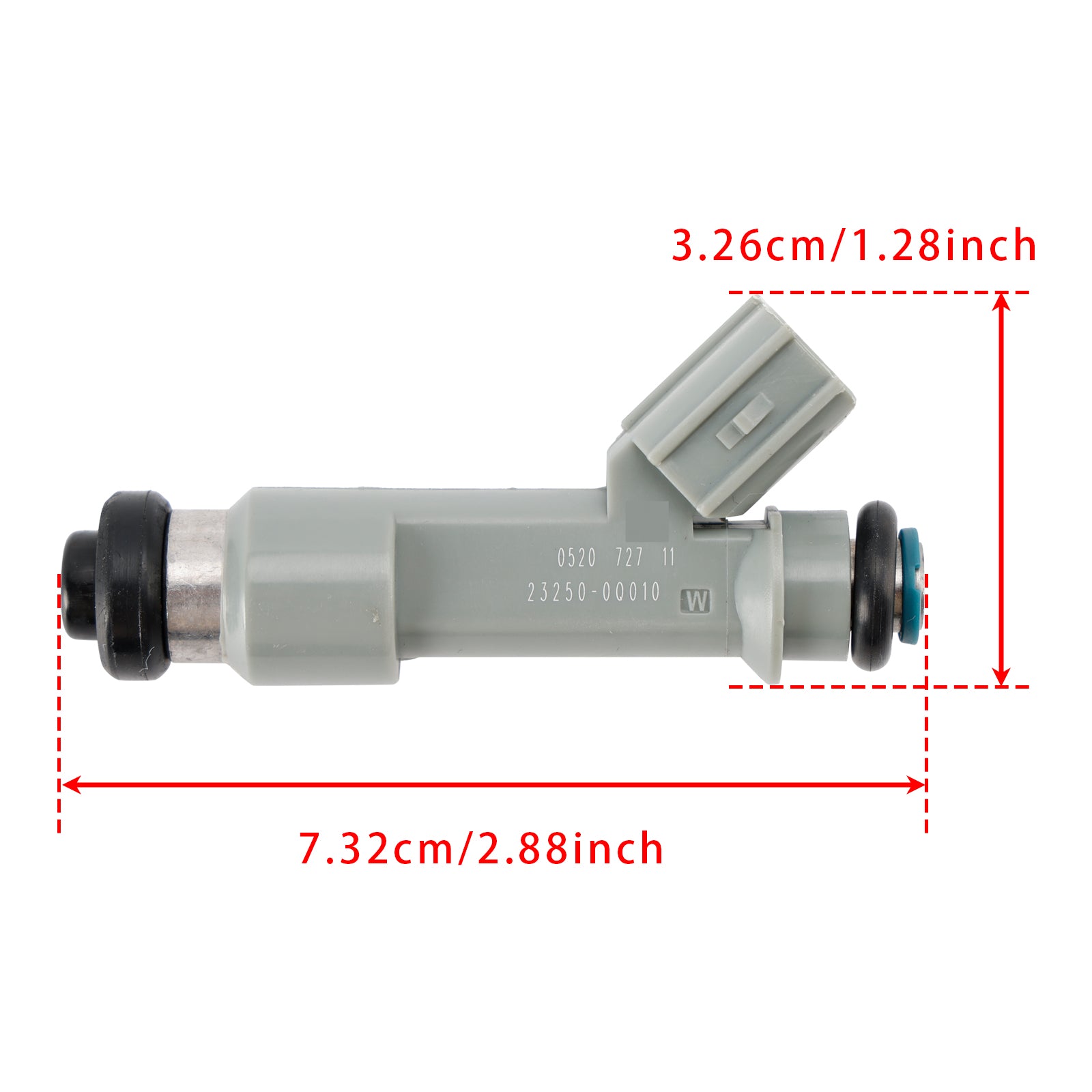 1Pcs Fuel Injector For Toyota Citroen Peugeot 1.0 23209-09030 23250-0Q010