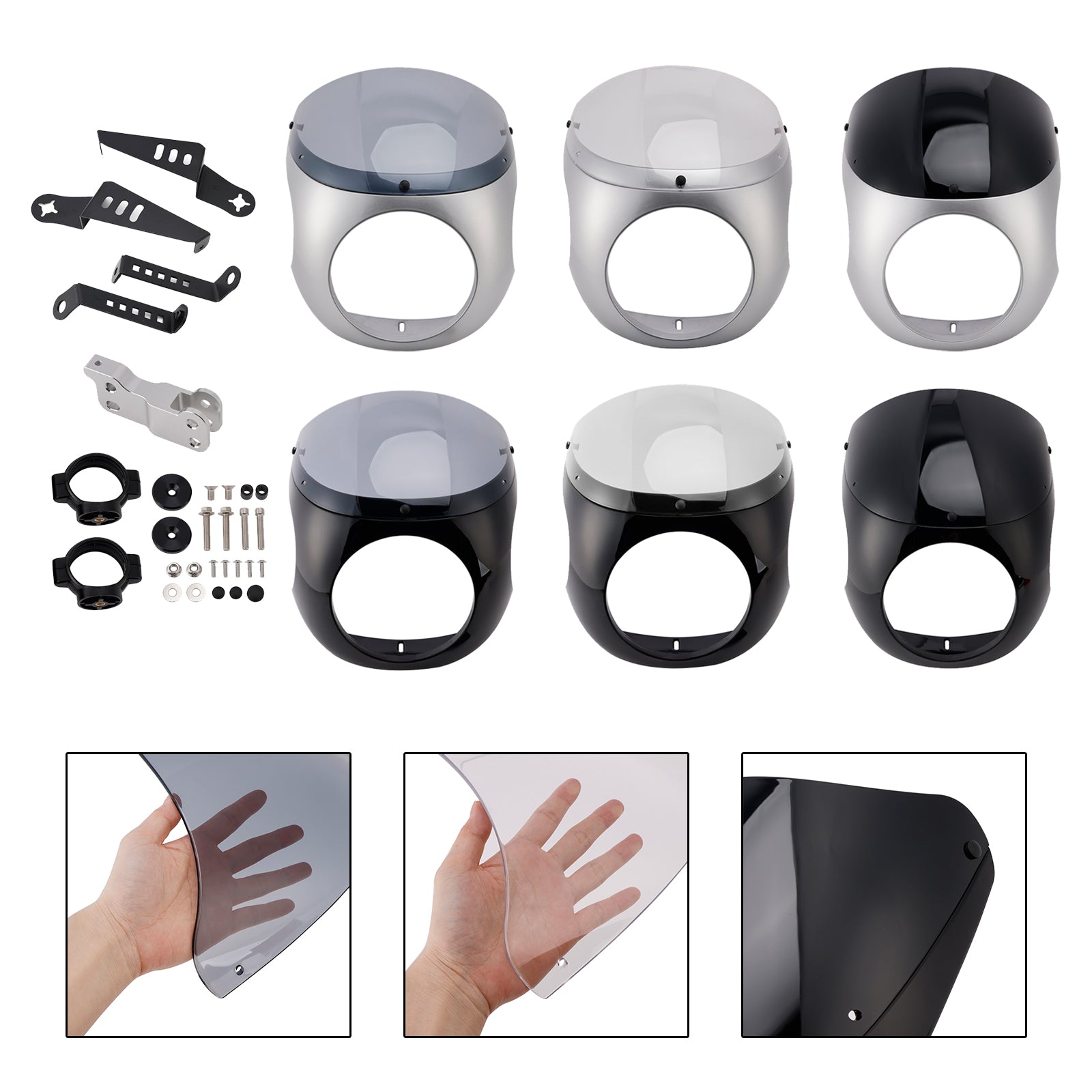 Windshield WindScreen fit for BMW R NINE T 2014-2024
