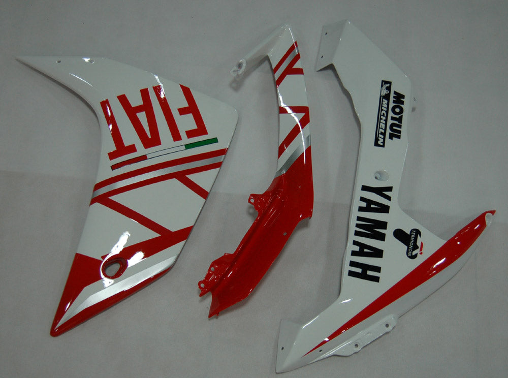 2007-2008 Yamaha YZF-R1 Rouge Blanc FIAT Racing Carénages Générique