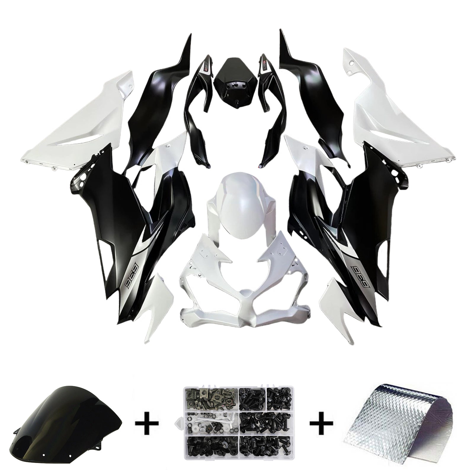 2019-2023 Kawasaki ZX6R Injection Fairing Kit Bodywork Plastic ABS