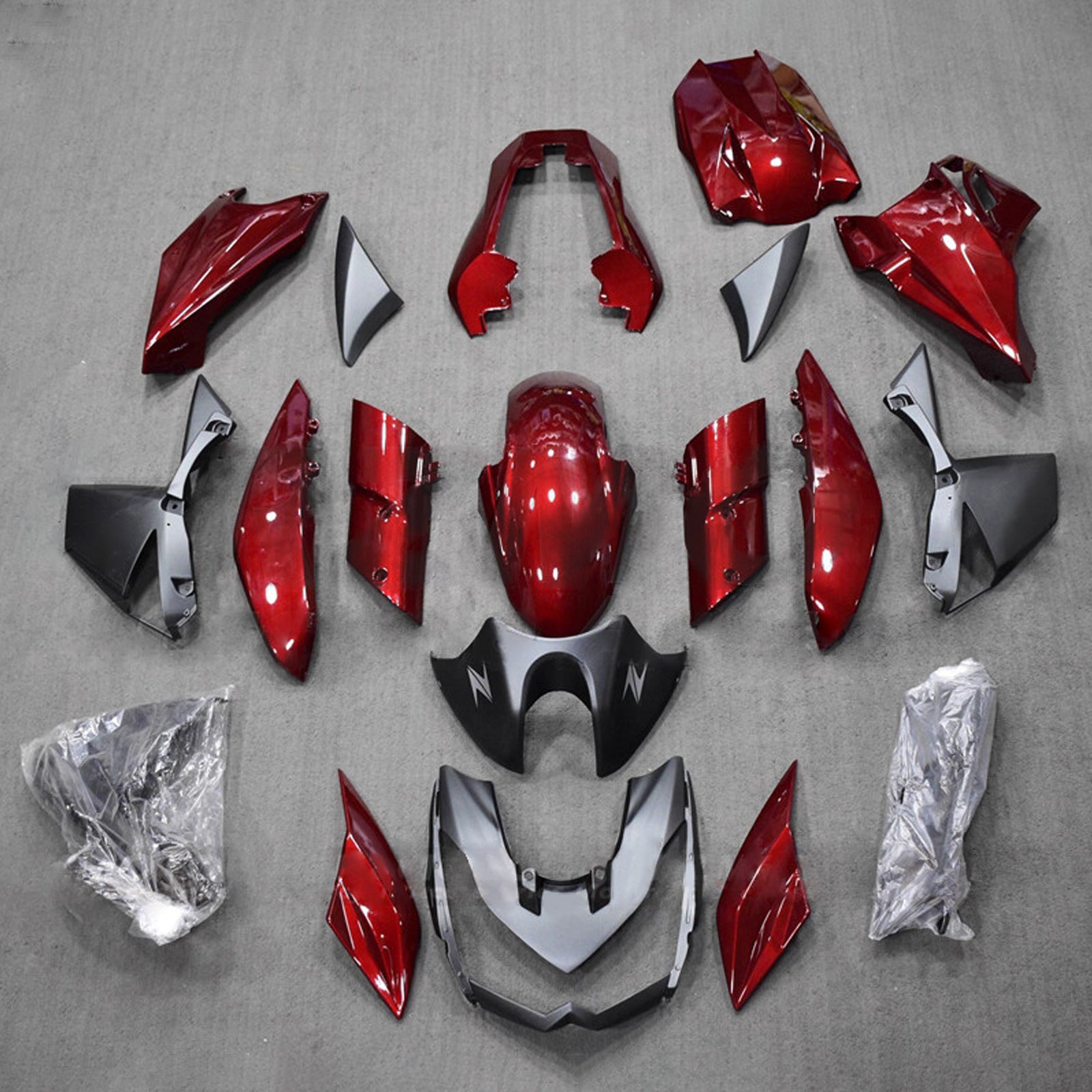 Kit carena iniezione carrozzeria in plastica ABS adatta per Kawasaki Z1000 2010-2013