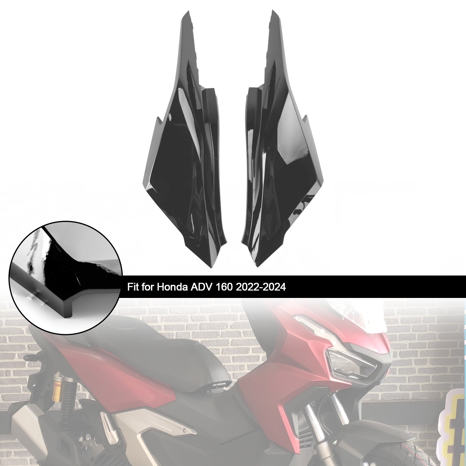 2023-2024 Honda ADV 160 Rear Seat Side Frame Cover Body Fairing Cowl