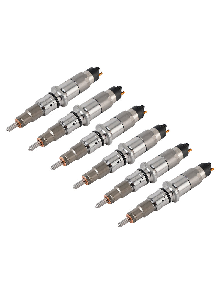 6Pcs Fuel Injector For Komatsu PC200-8 Cummins Engine QSB6.7 0445120231 5263262