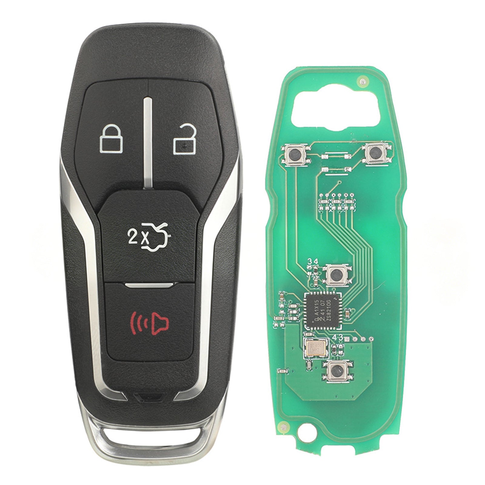 4 Button Smart Car Key Fob M3N-A2C31243800 315Mhz ID49 Chip For Ford