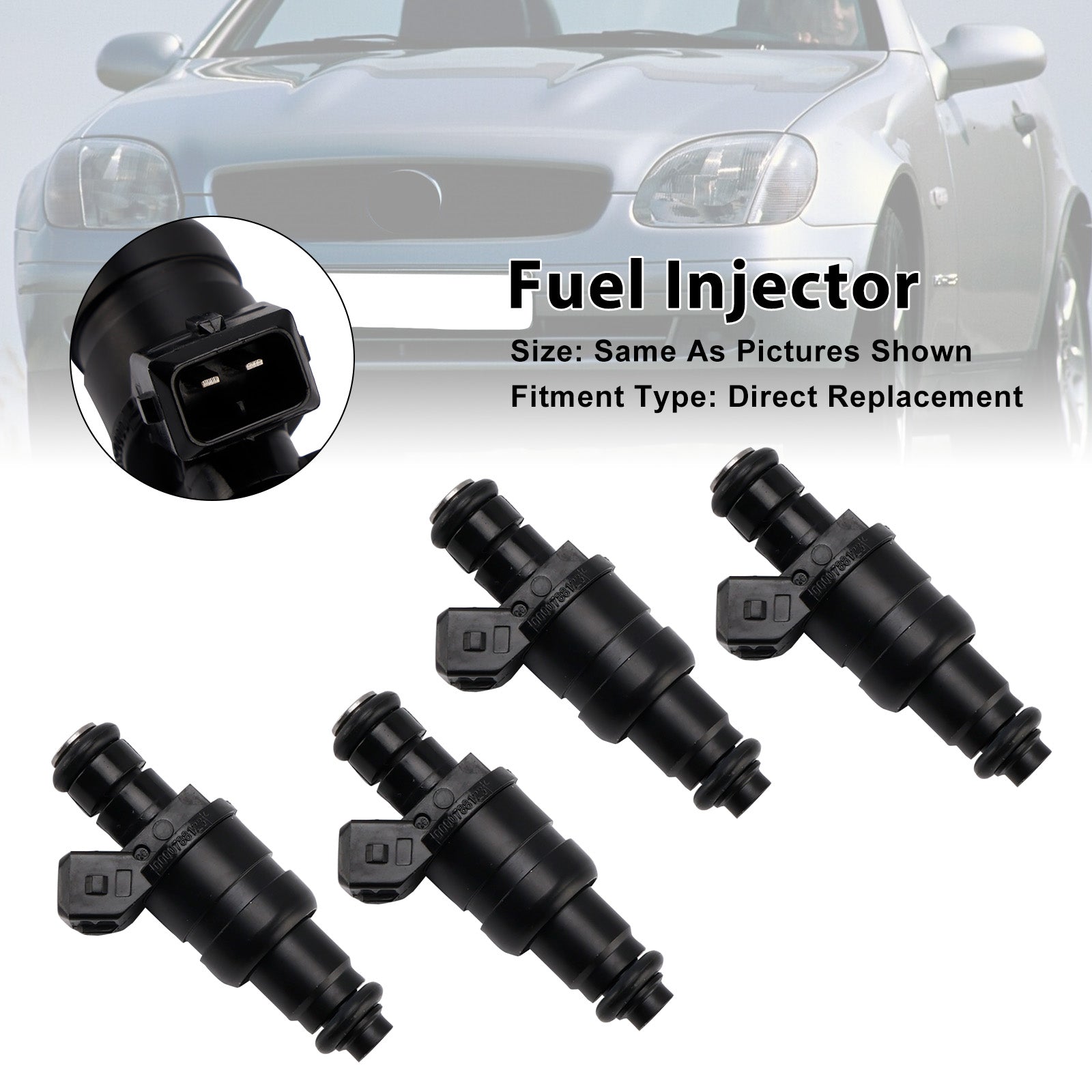 1996-2000 Mercedes-Benz SLK (R170) 230 Kompressor 4PCS Fuel Injector 852-12230