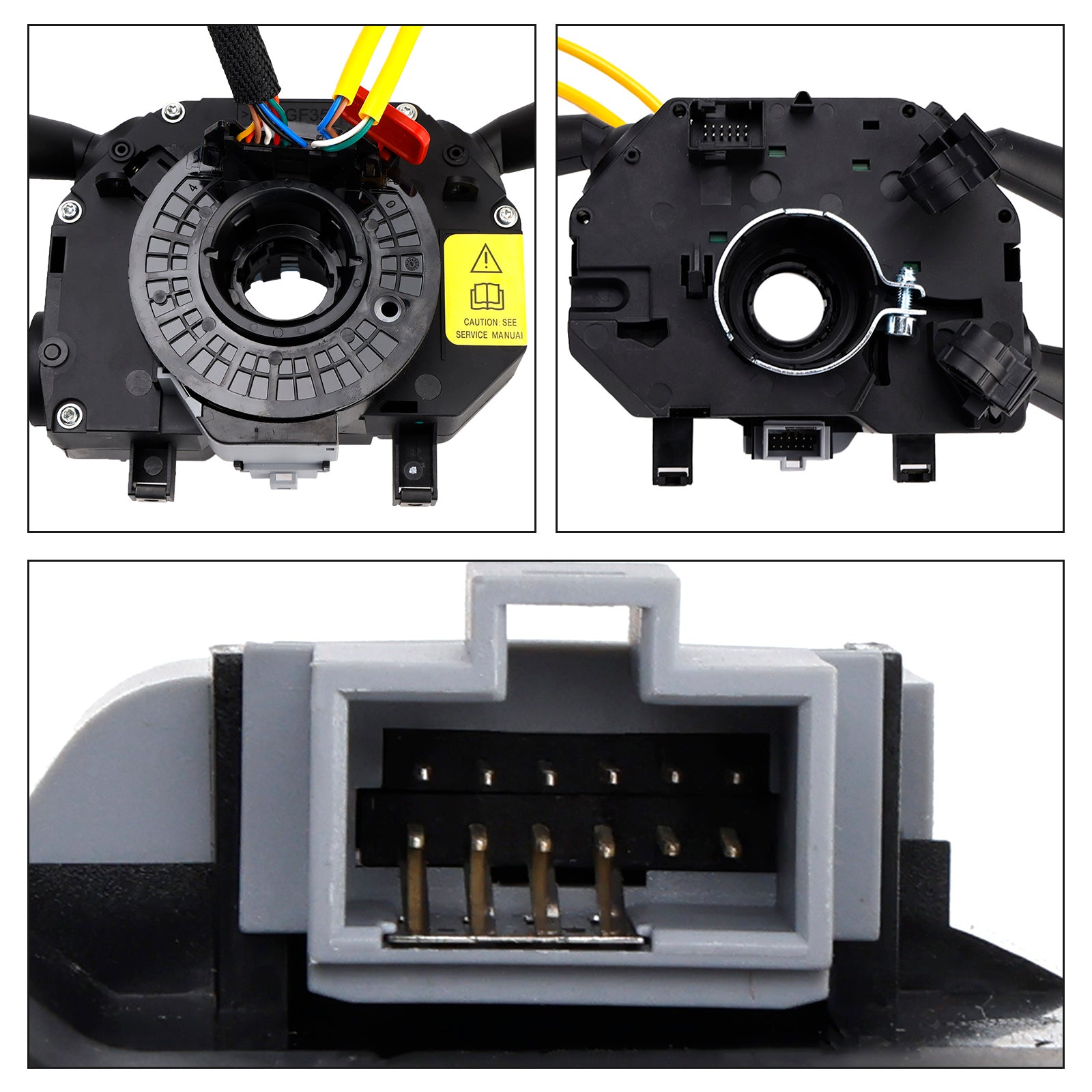 Stuurkolomschakelaar compleet voor Fiat Punto Evo Abarth 735471939 735521318