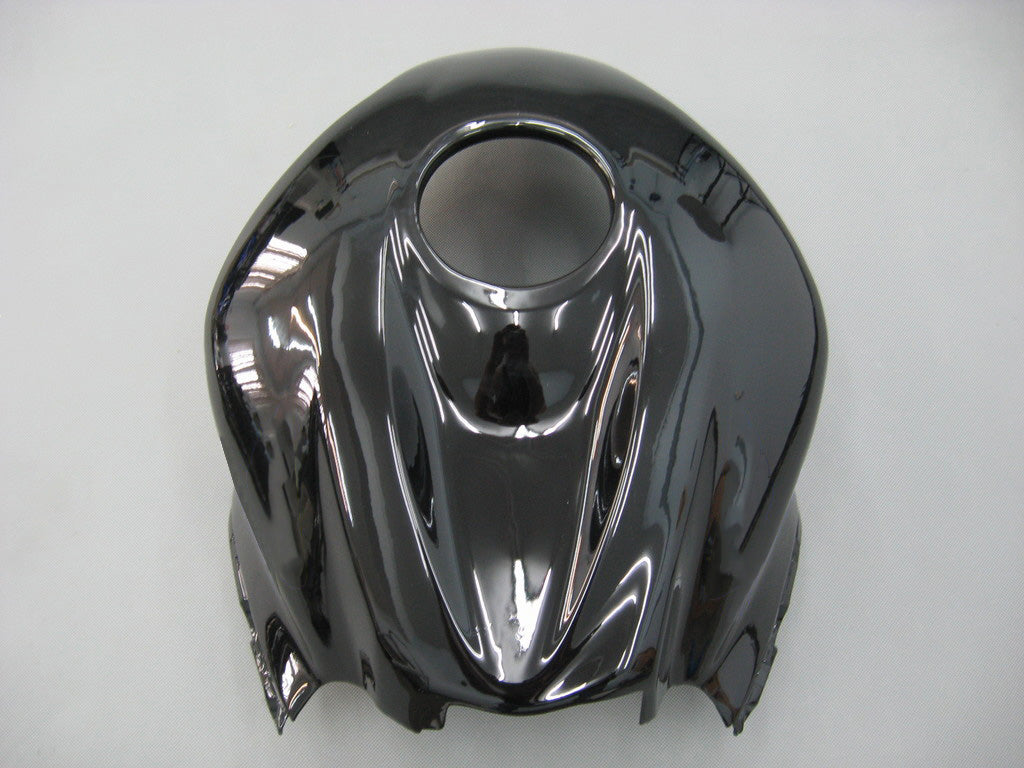 2007-2008 Honda CBR600 RR Amotopart Kit de carénage d'injection carrosserie plastique noir ABS #7