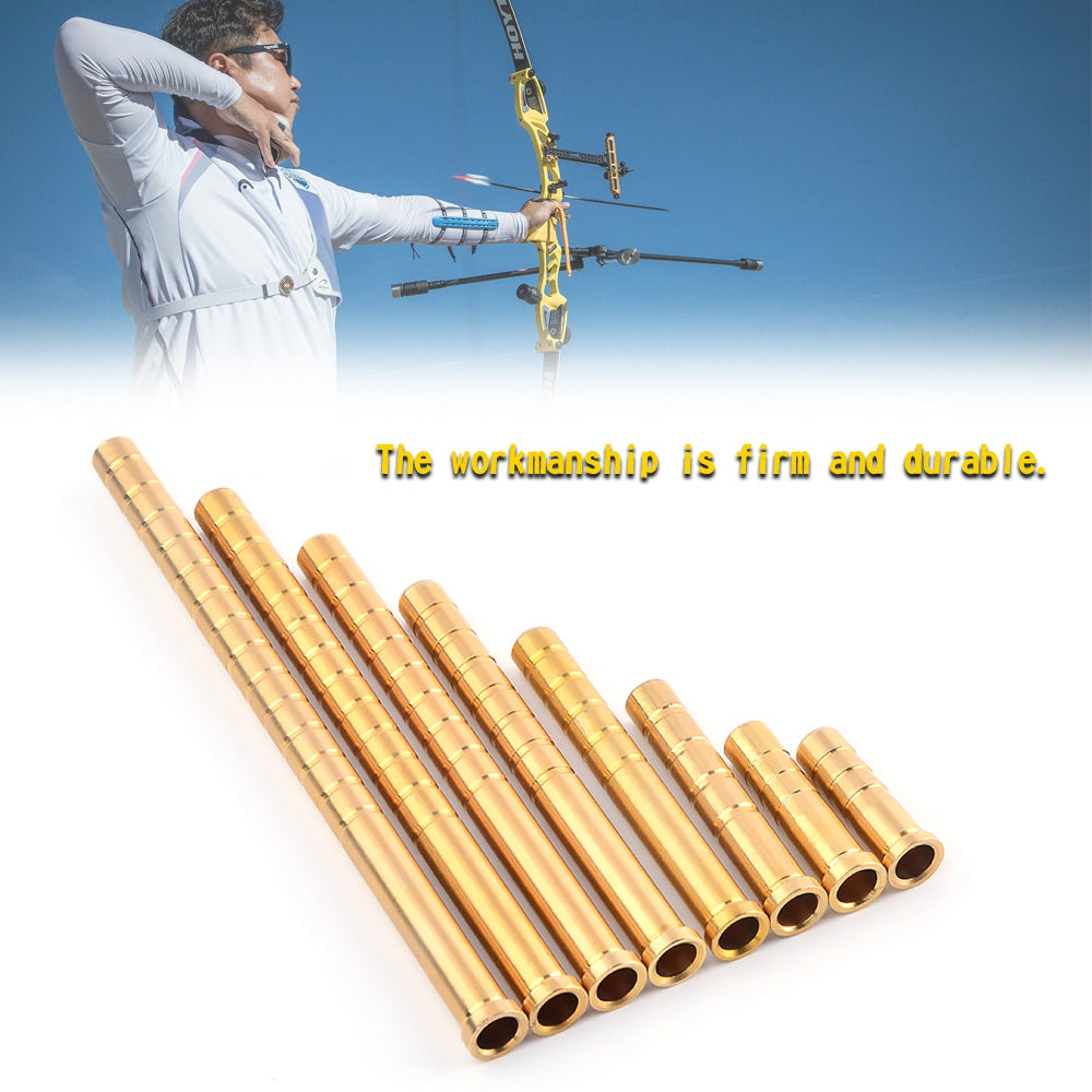 12×38-300gr Heavy Weight Arrow Brass Inserts Base Archery ID6.2mm Arrow Shaft