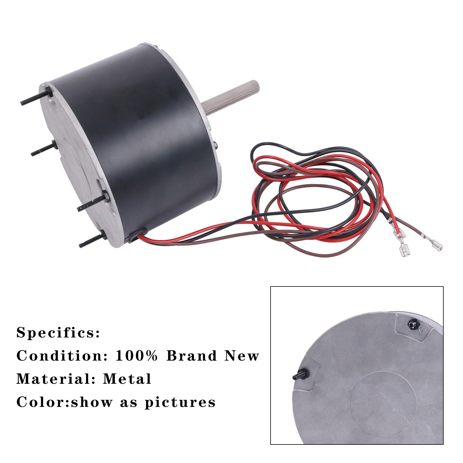 Condenser Fan Motor 5KCP29ECA033S For GE Genteq 1/6 HP 208-230 Volts 1075 RPM