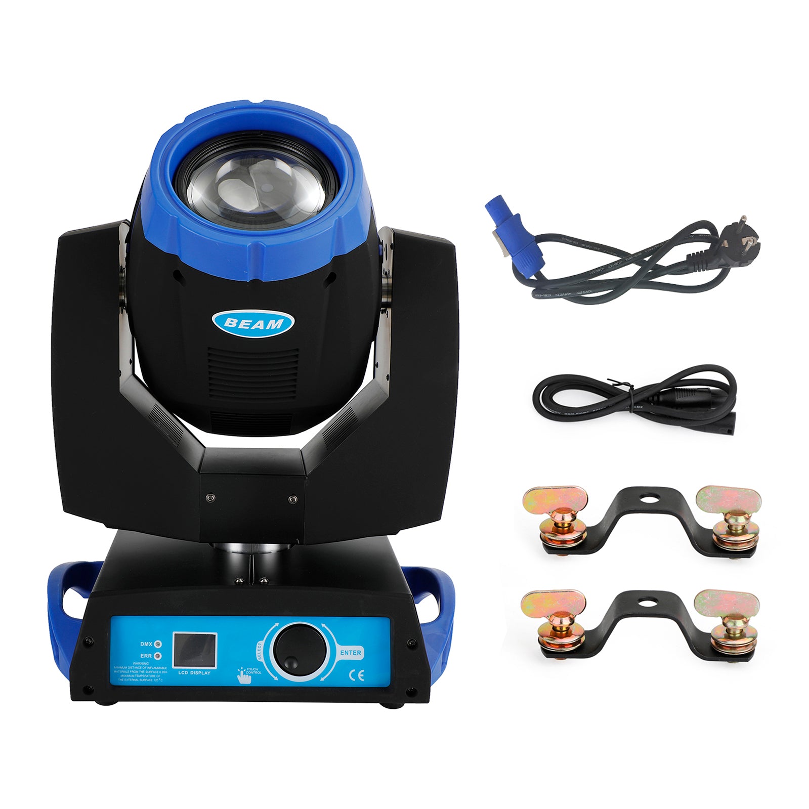 230W 7R Zoom Moving Head Beam Sharpy Light 8 Prism Strobe DMX 16Ch Party Blue