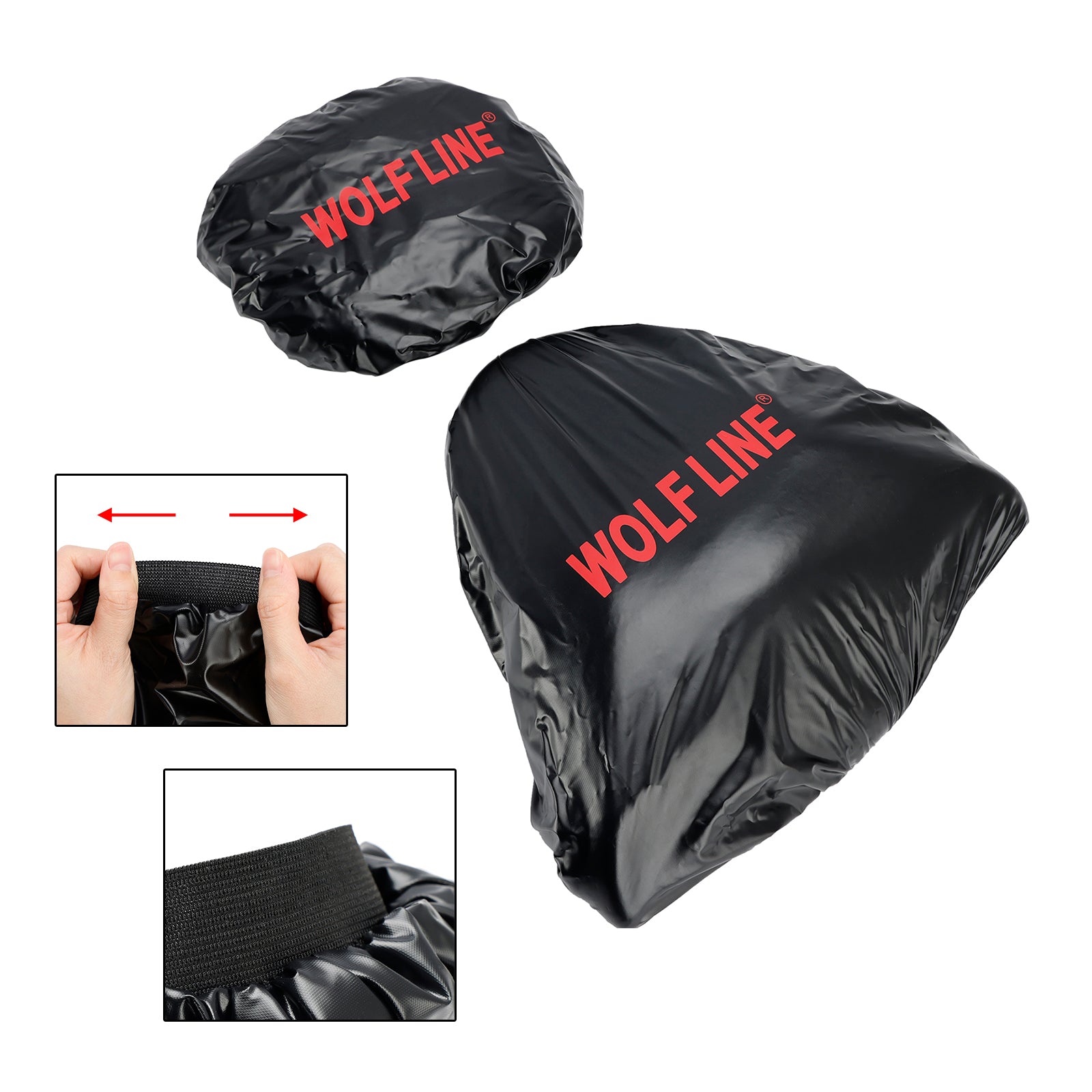 Front Rear Cushion Cover Rider Passenger Fits For Most Motorcycle Race Replica