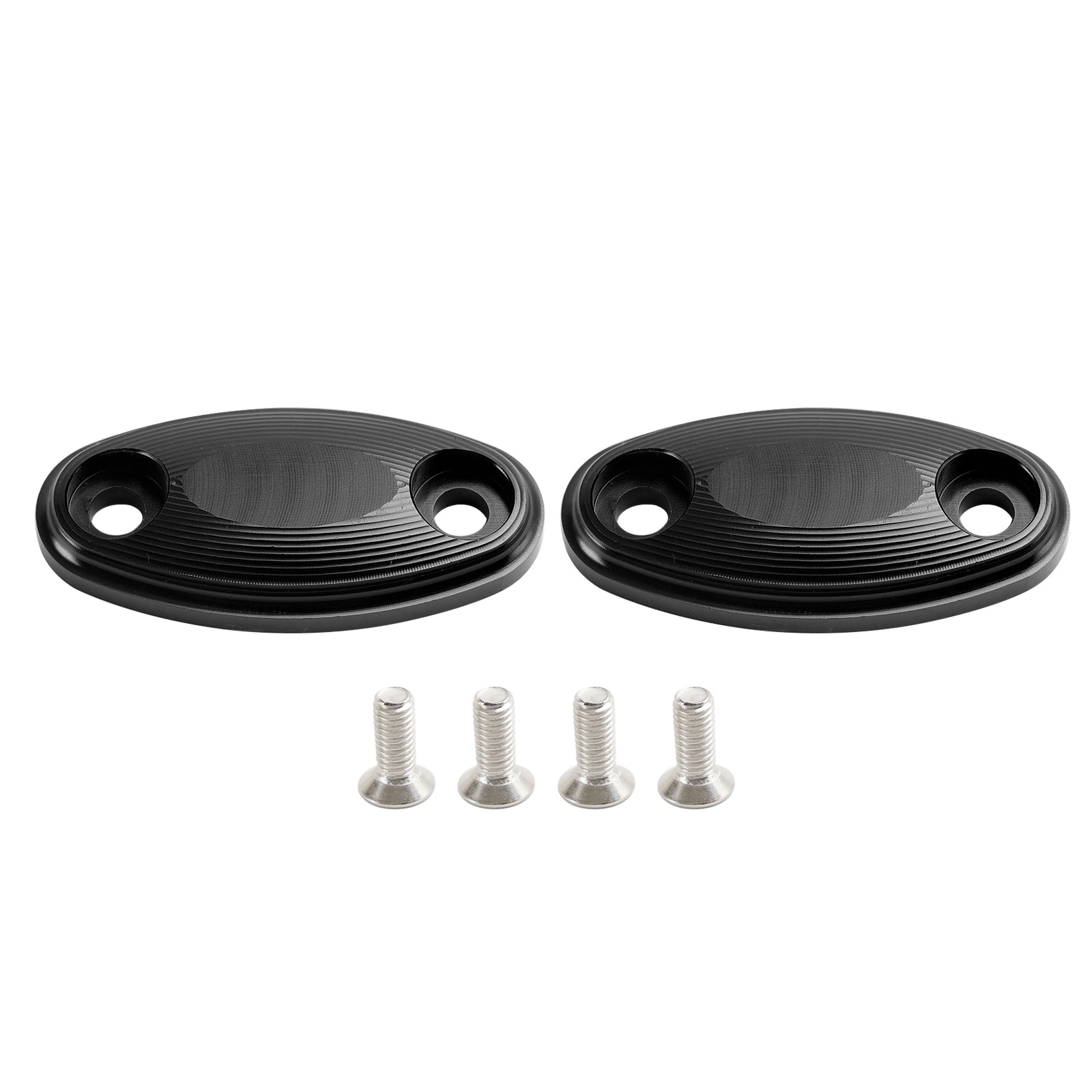 ALUMINUM MIRROR BLOCK OFF PLATES HOLE CAPS FOR HONDA CBR 650 F R 2014-2019