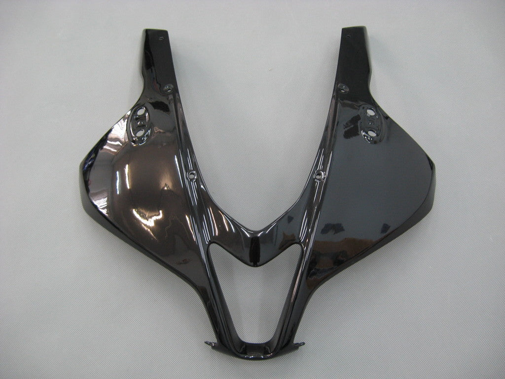 2007-2008 Honda CBR600 RR Amotopart Kit de carénage d'injection carrosserie plastique noir ABS #7