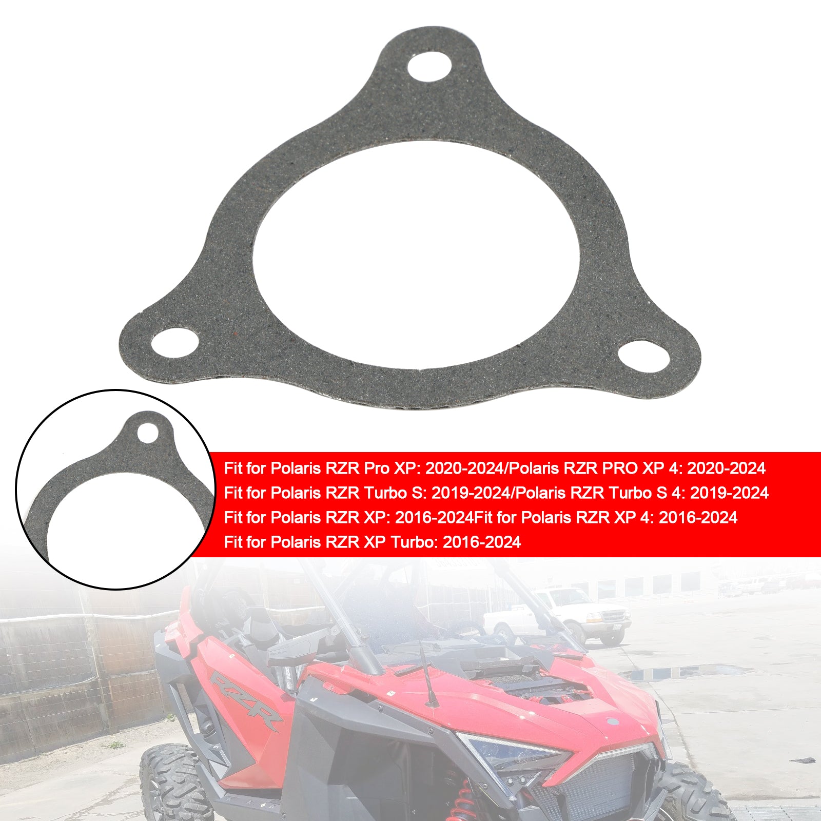 5814340 5814963 Upgraded Exhaust Gasket for Polaris RZR Turbo XP PRO 2016-2023