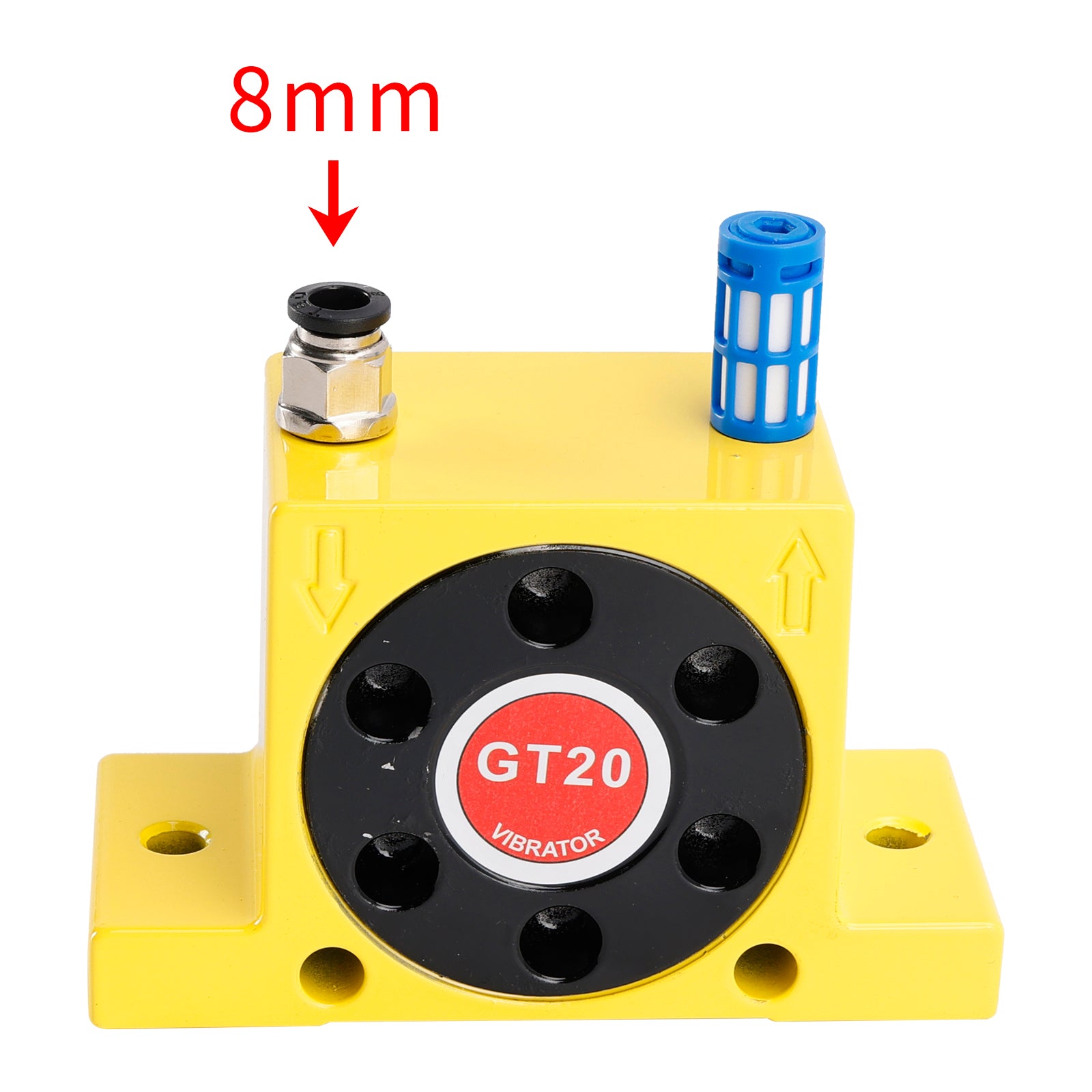 Pneumatische turbinevibrators GT8/10/13/16/20/25 Stille gouden industriële vibrator