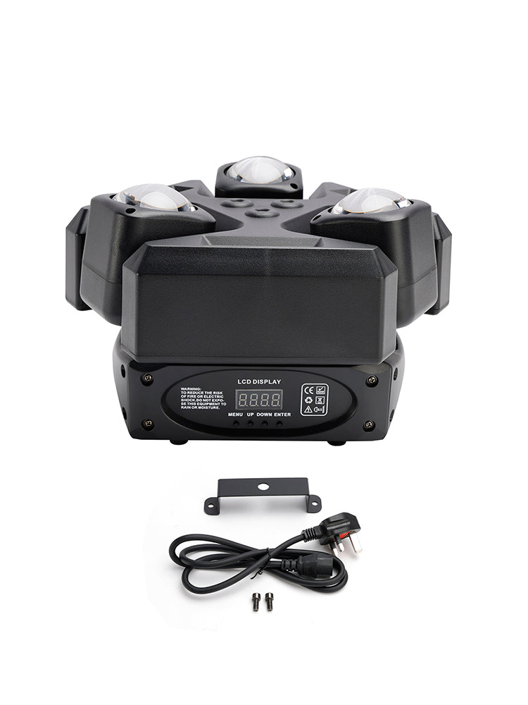 150W RGBW Lumière laser rotative Effet de scène DJ Party Beam Disco Show Bar Light