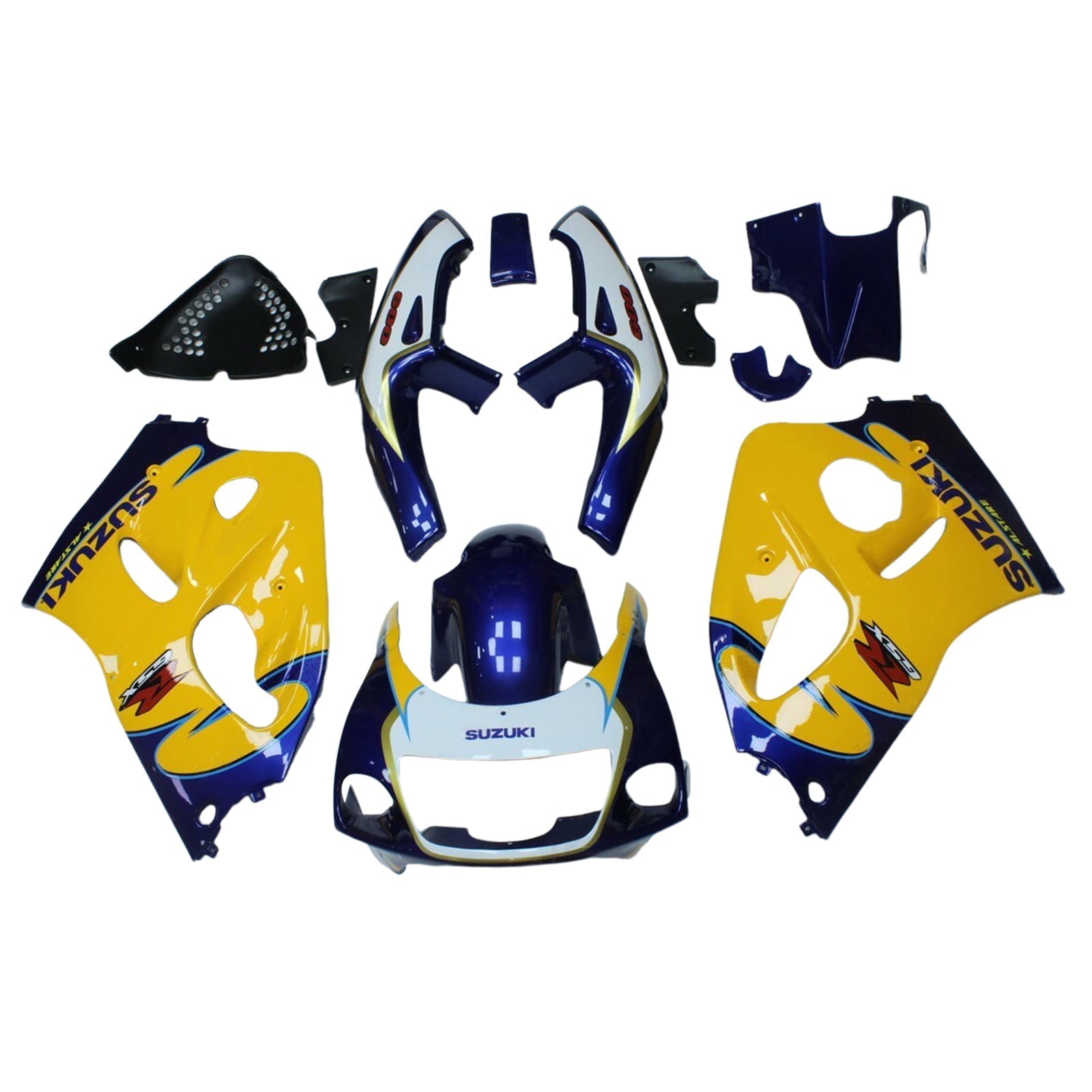 1996-2000 Suzuki GSXR600 1996-1999 GSXR750 Fairing Kit karosseri