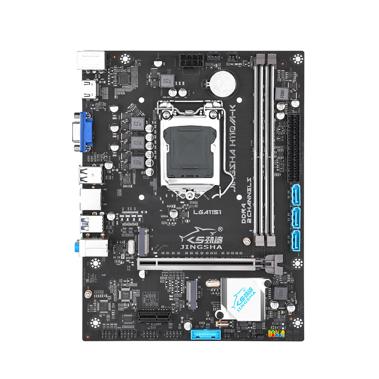 H110M-K Motherboard DDR4 Memory LGA-1151 Dual M.2 Integrated Graphics Card