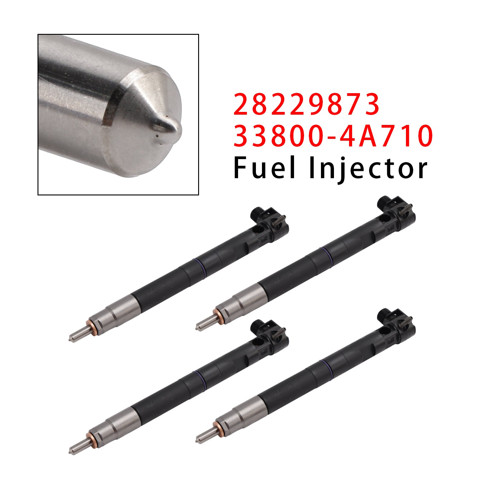 Fit For Hyundai H1 WGT EURO 5 Engine 4PCS Common Rail Injector 33800-4A710