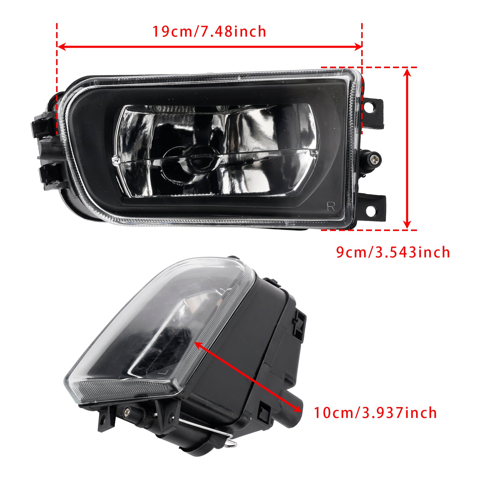 Pohyb predného nárazníka hmlová svetlo lampa puzdro pre BMW E39 5-série 1995-1998