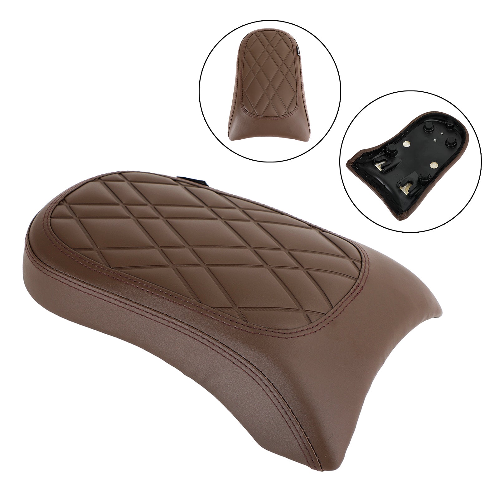 Rear Passenger Seat Cushion Pu Pillion Flat Brown For Bmw R18 Bikes 2020-2022