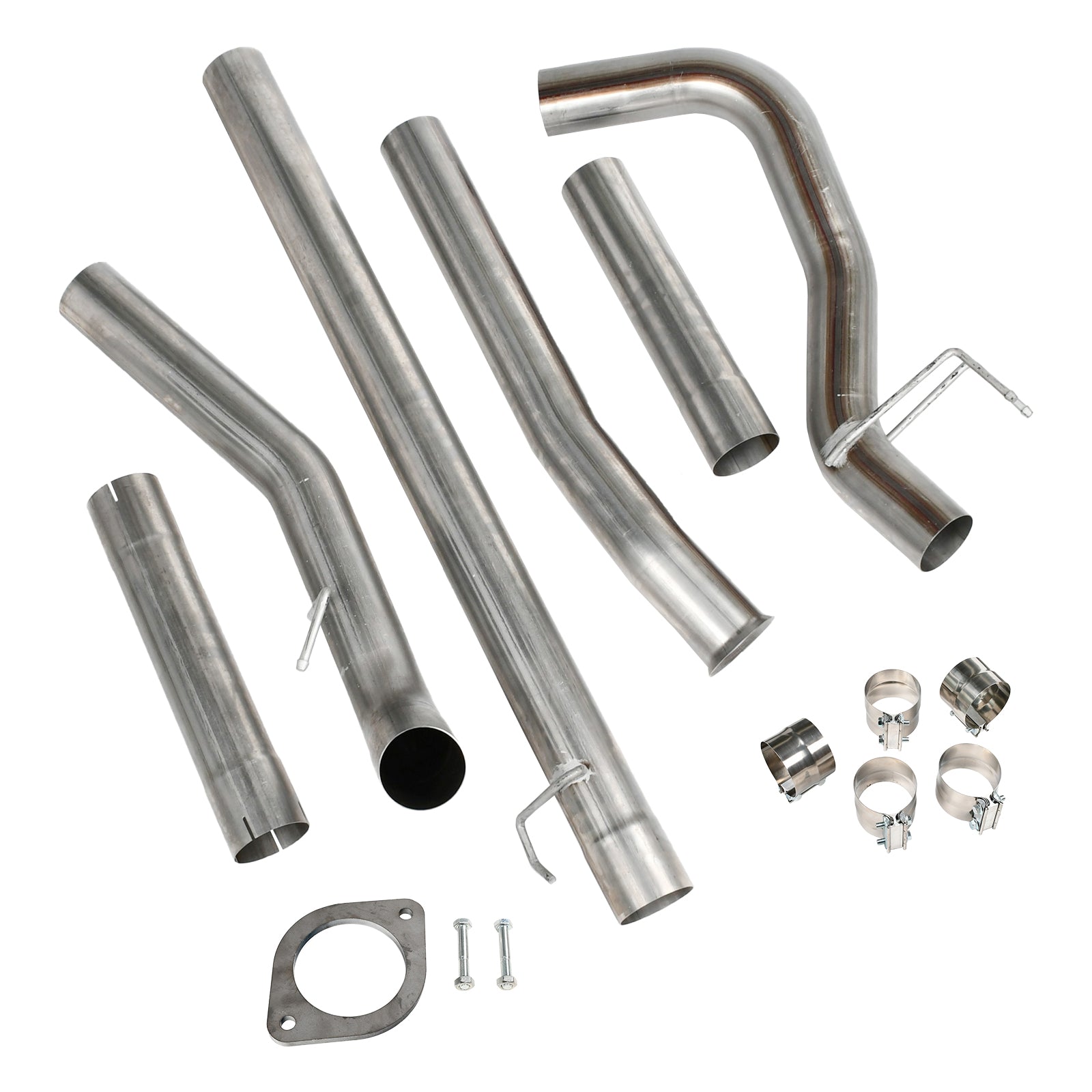 2011-2019 Ford Powerstroke 6.7 Diesel 4" DPF Verwijder Race Pipe Downpipe-Back Cab & Chassis