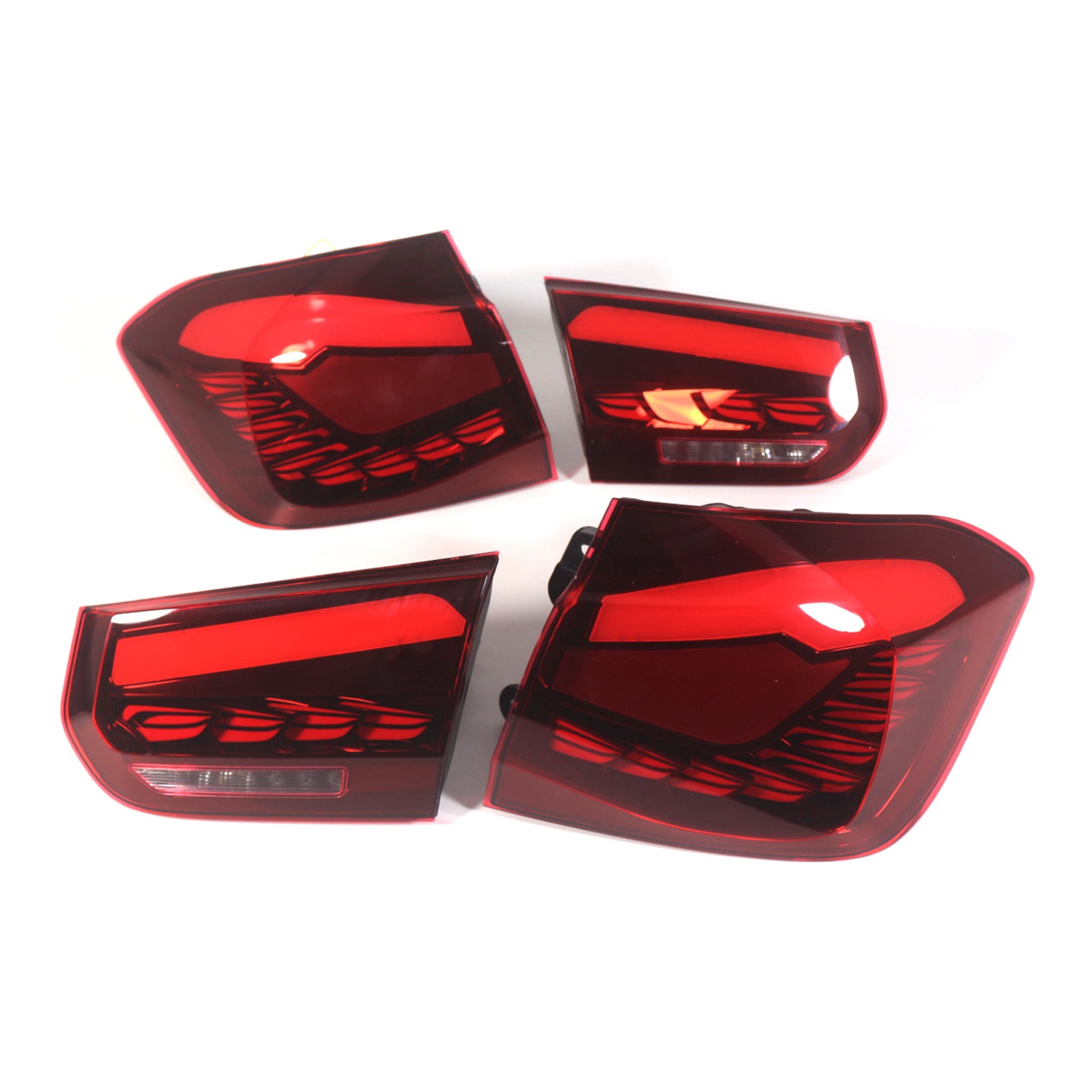 BMW Série 3 F30 330D/335D XDrive L 2012-2018&Ensemble de feux arrière à LED rouges R 63217313039 63217372793