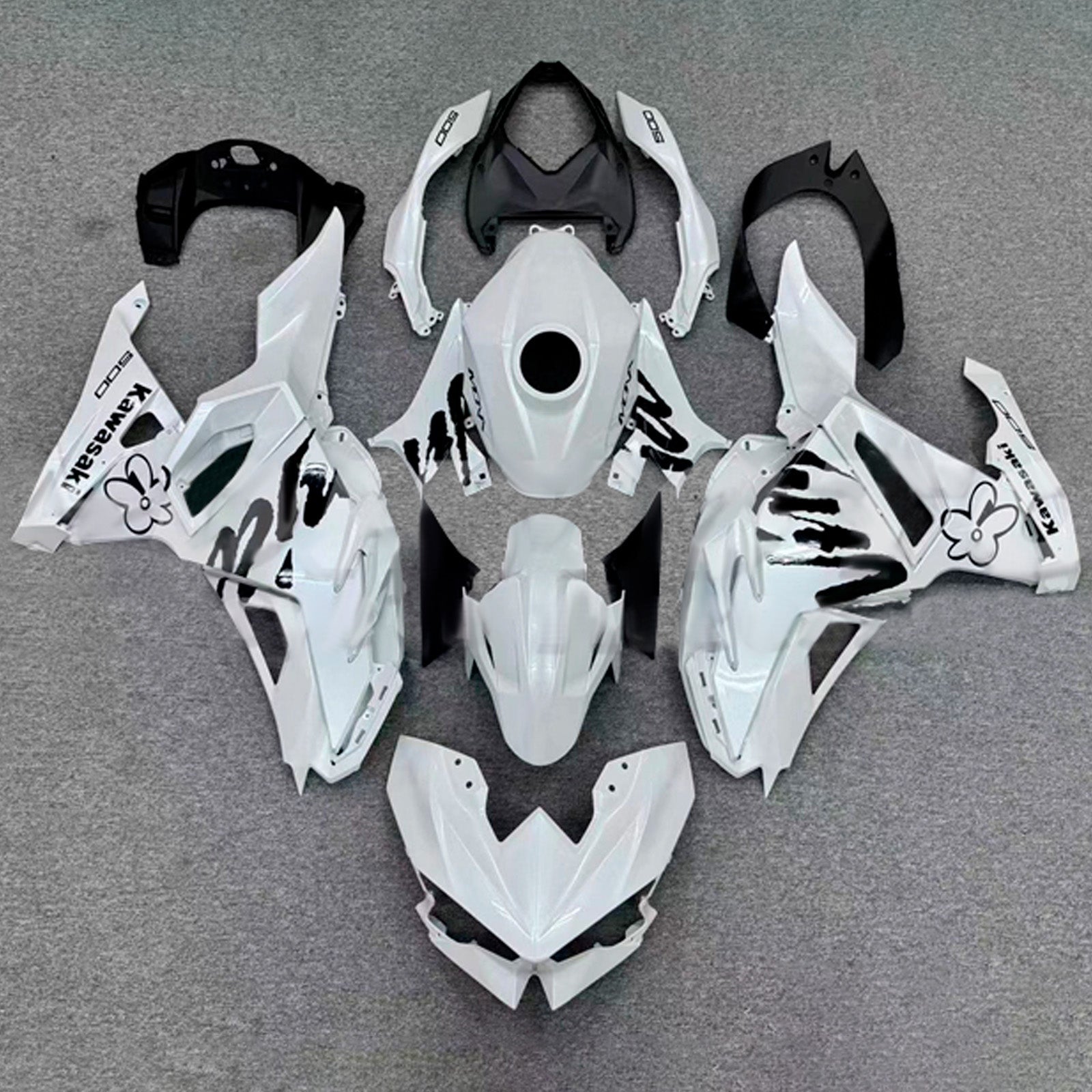 Kit carena iniezione Carrozzeria ABS adatto per Kawasaki Ninja 500 2024-2025