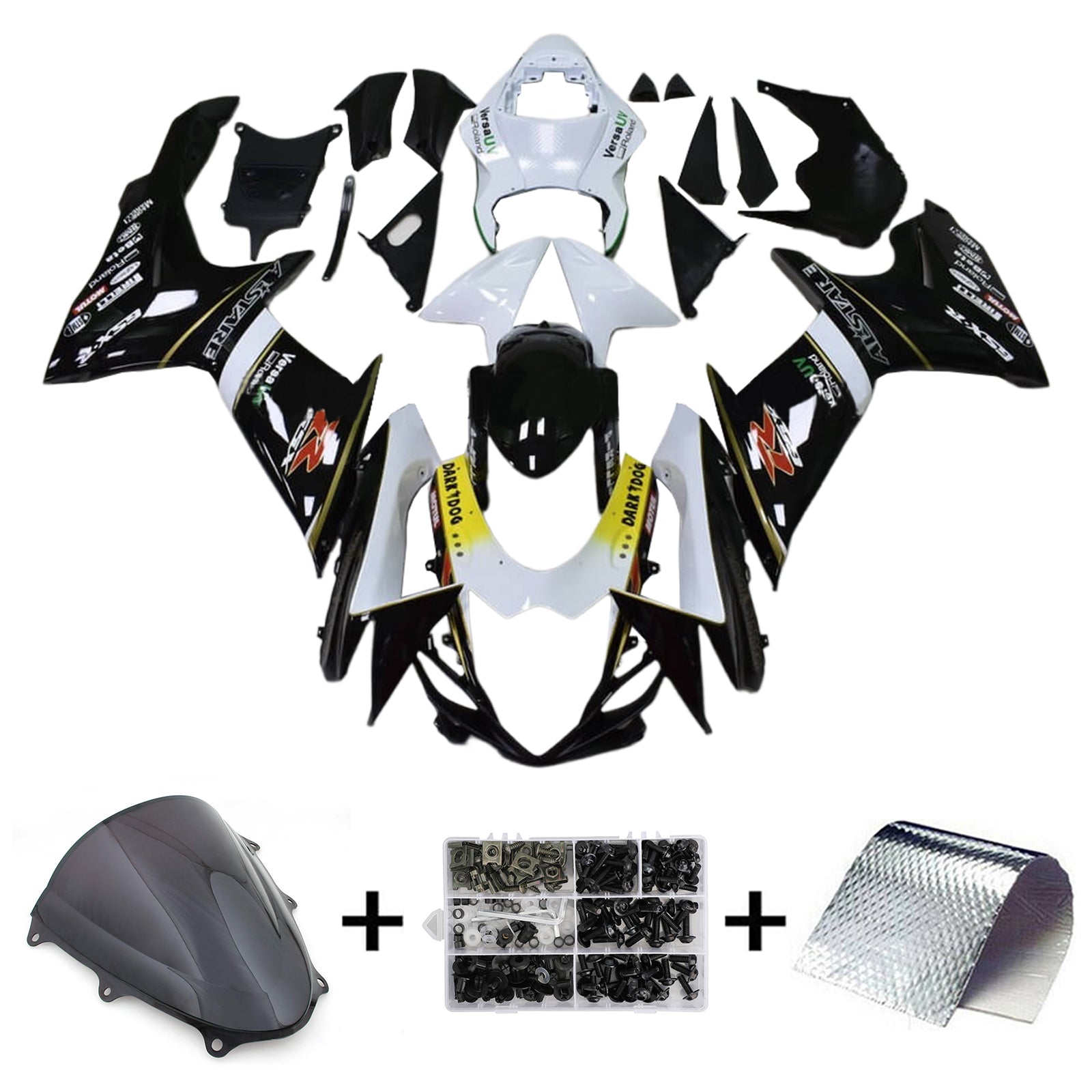 2011-2024 Suzuki GSXR 600/750 K11 Amotopart Injection Fairing Kit Bodywork Plastic ABS #101