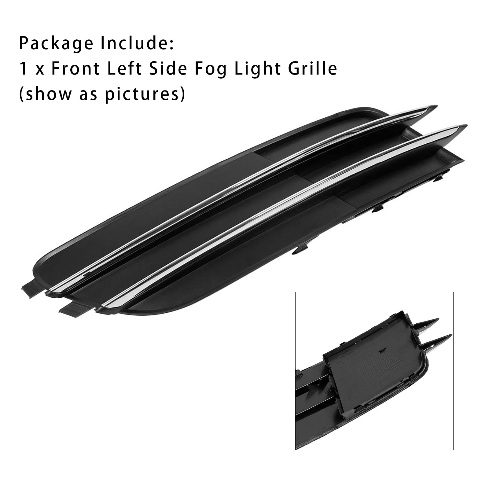 2012-2014 Audi A6 C7 côté gauche côté pare-chocs de pare-chocs Grille Light Grill 4G0807681