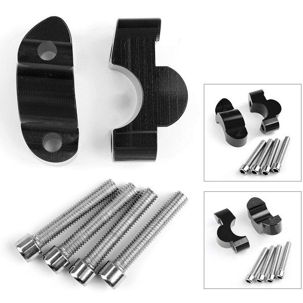 Rehausseurs de guidon pour Suzuki GSX-S1000 et GSX-S1000F (2015-2018) 1" Barre 20 mm noire