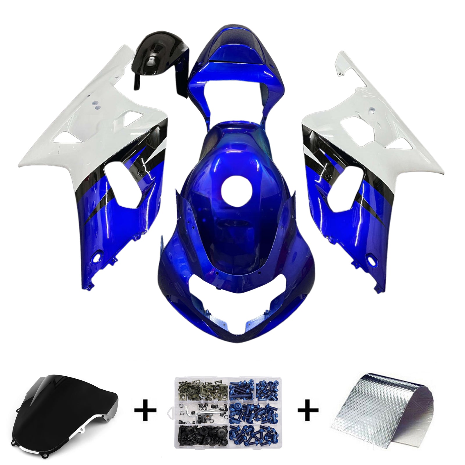 Kit de carénage d'injection carrosserie pour Suzuki GSXR600 2001-2003 GSXR750 2000-2003 K1