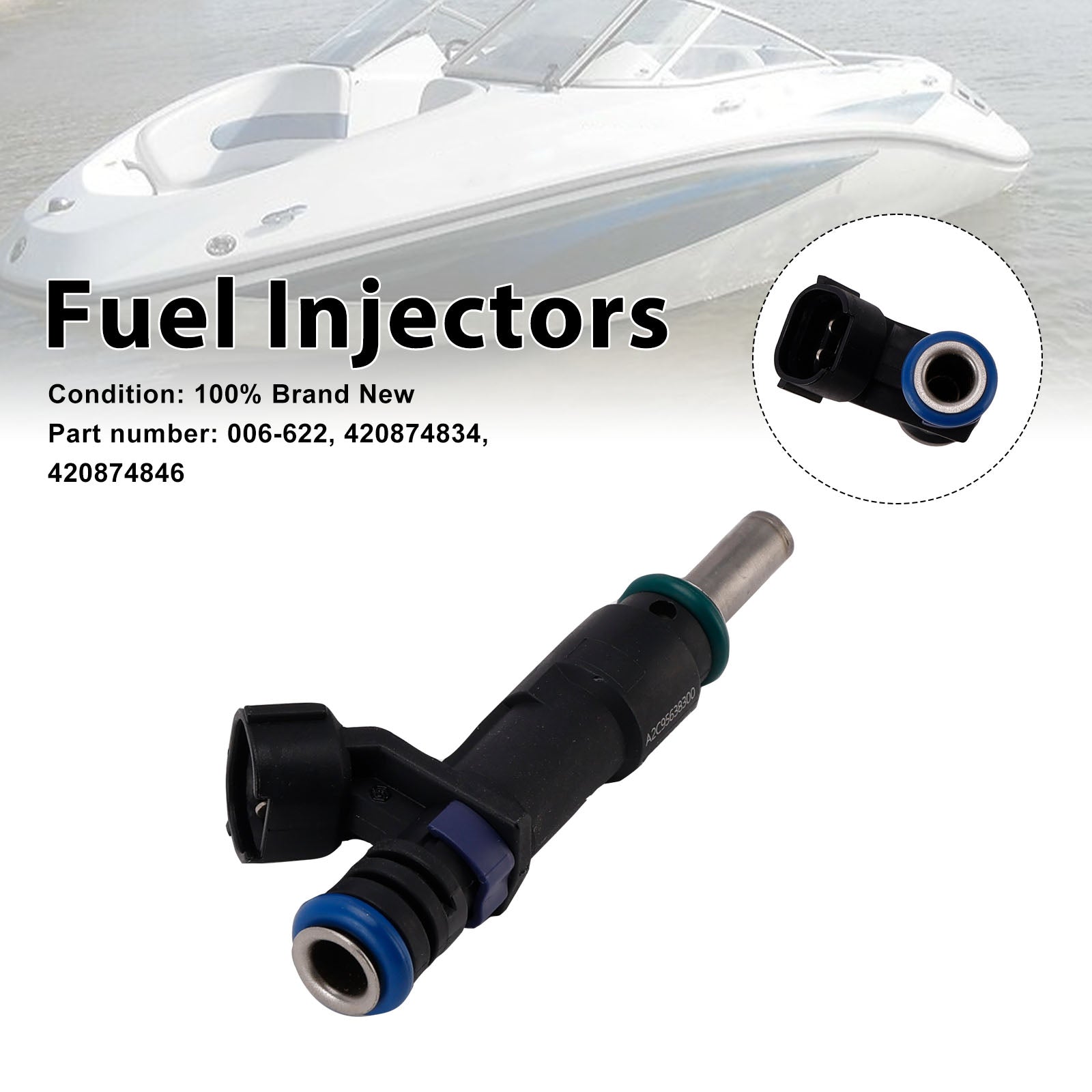 420874834 Fuel Injectors 420874846 For Sea-Doo GTI 155 GTR 215 RXT 260