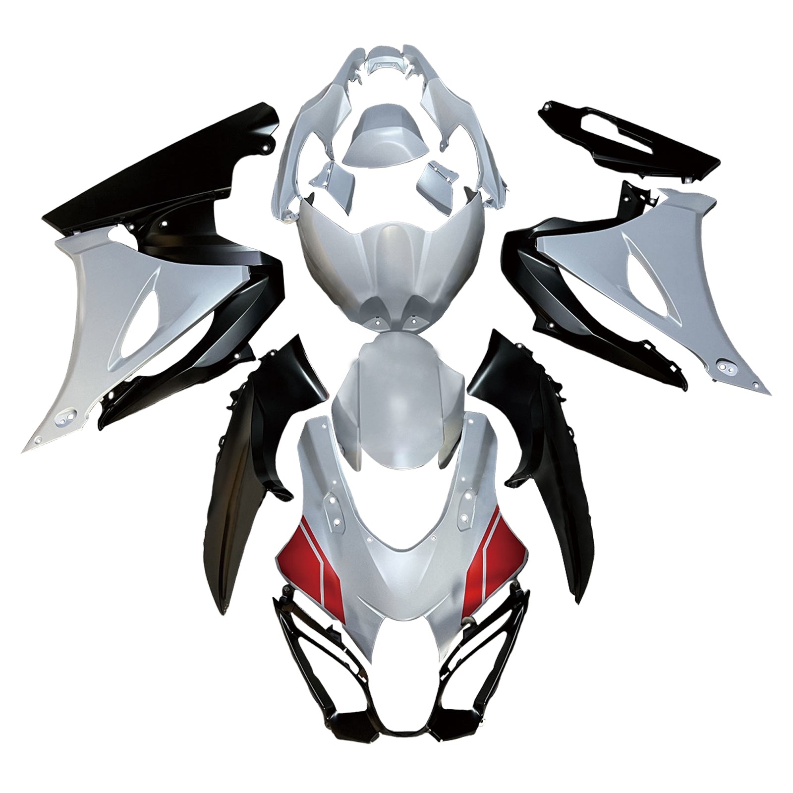 2017-2025 Suzuki GSXR1000 K17 Kit de carenagem de injeção de injeção Plástico ABS #101
