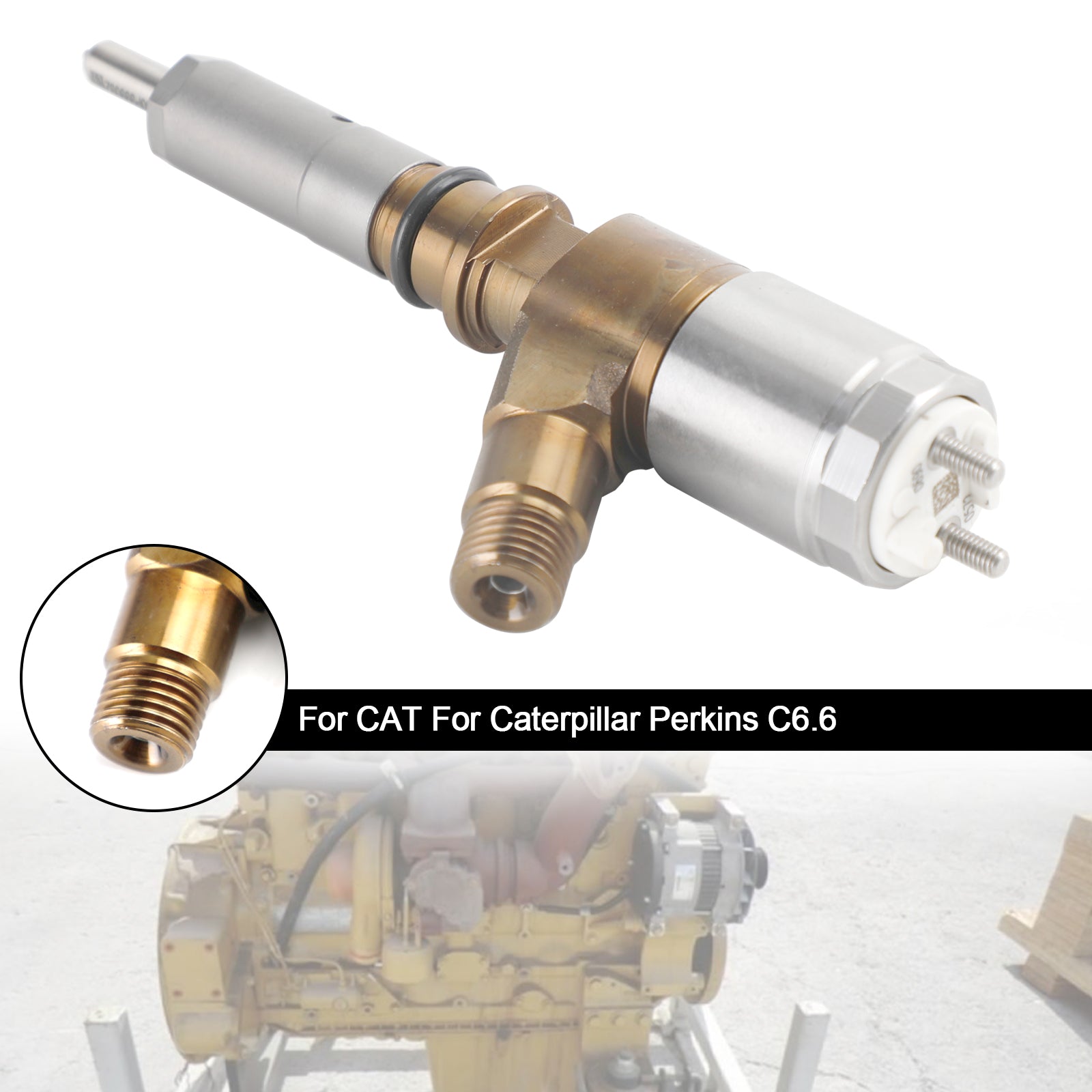 1PS Brandstofinjector 2645A749 Fit Caterpillar Perkins C6.6 Fit CAT 320-0690