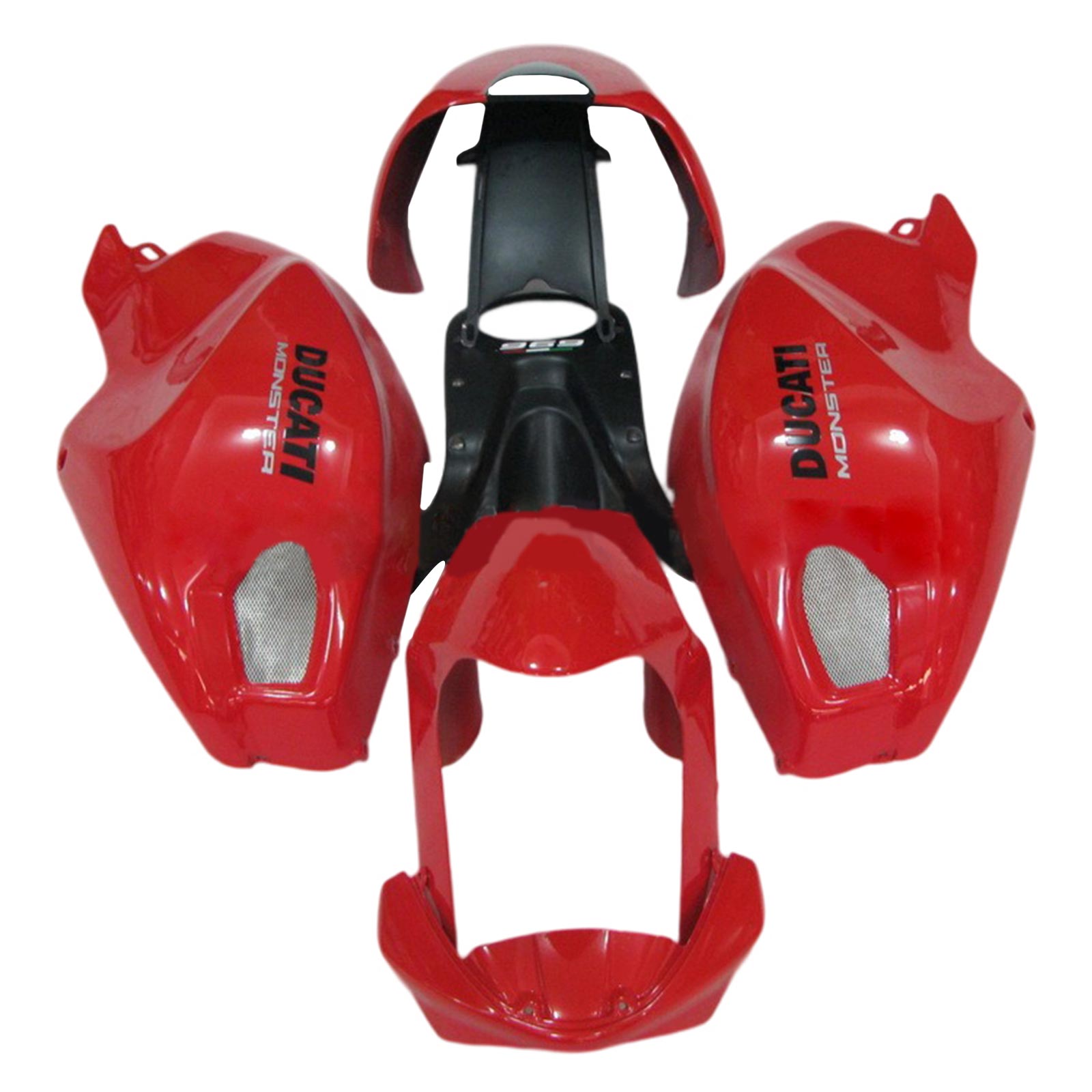 Alle årene Ducati Monster 696 796 1100 S Evo Fairing Kit karosseri