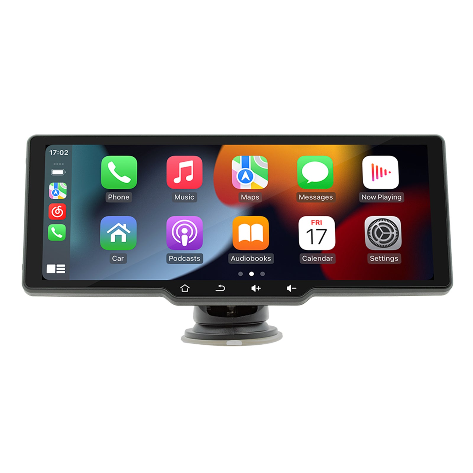 Lecteur MP5 Bluetooth sans fil portable pour voiture Carplay avec écran de 10,26 pouces + caméra 4 LED