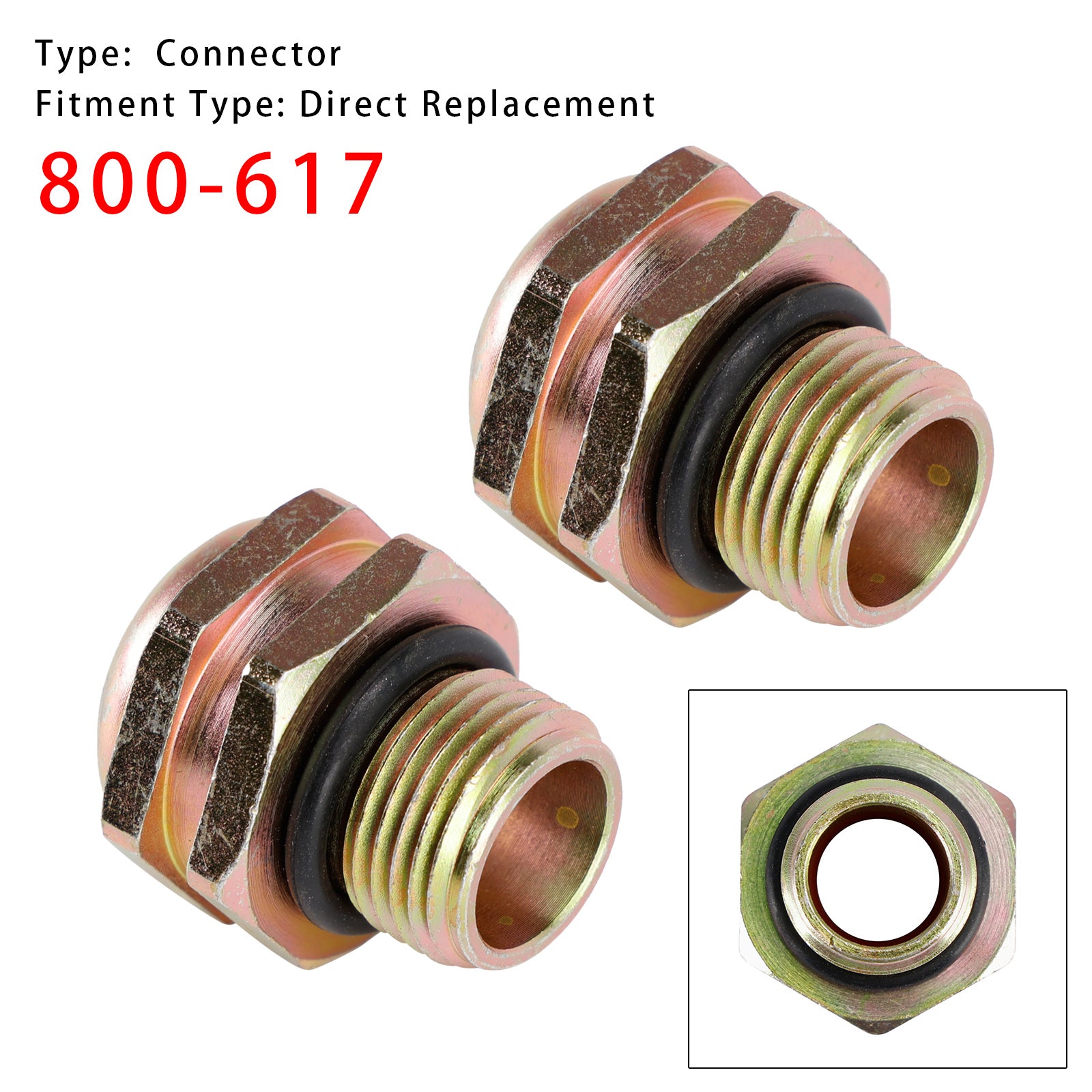 2pcs 800-617 prevodovka Cooler Line Quick Connector pre modely Ford Mercury