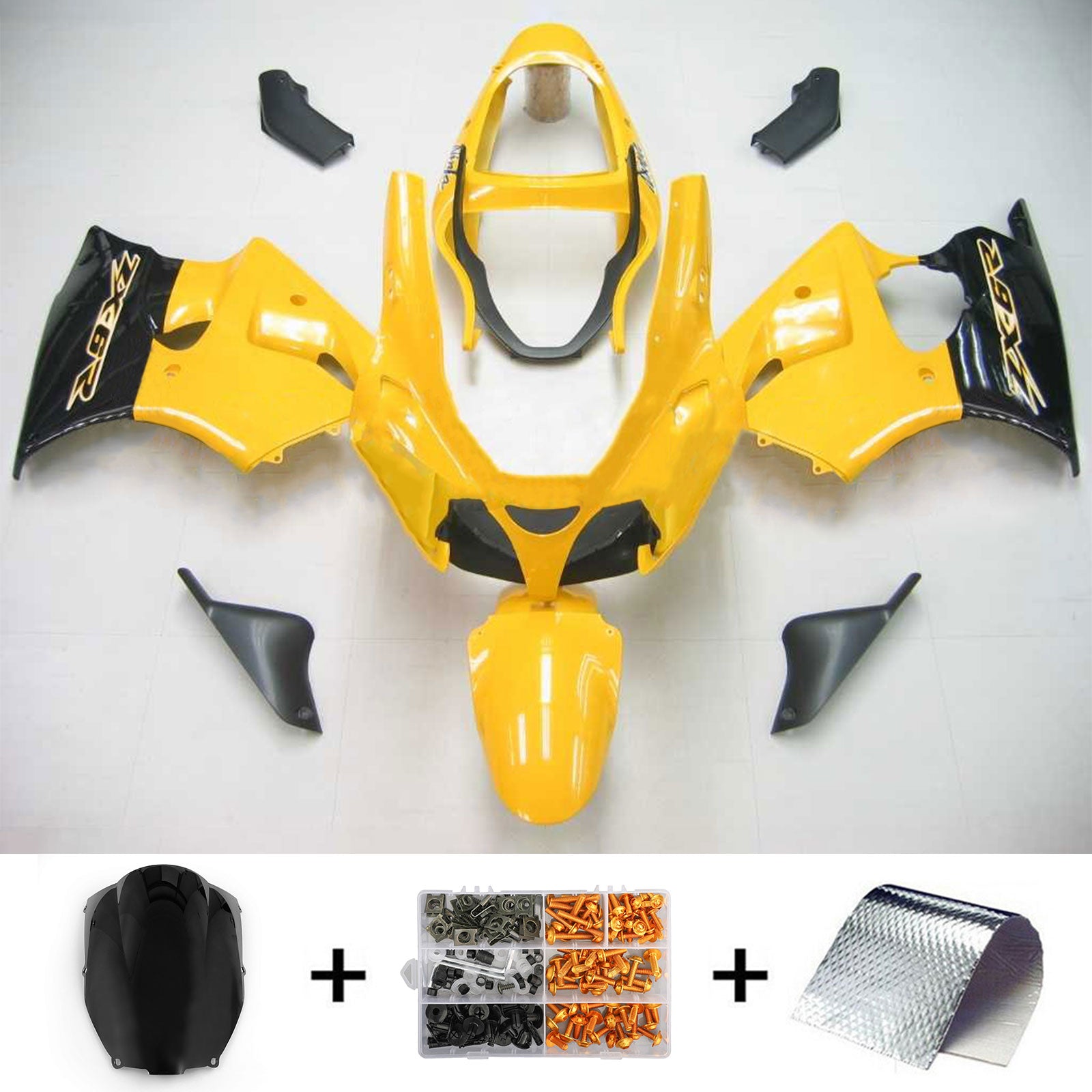 2000-2002 Kawasaki ZX6R 636 ZZR600 2005-2008 Fairing Kit