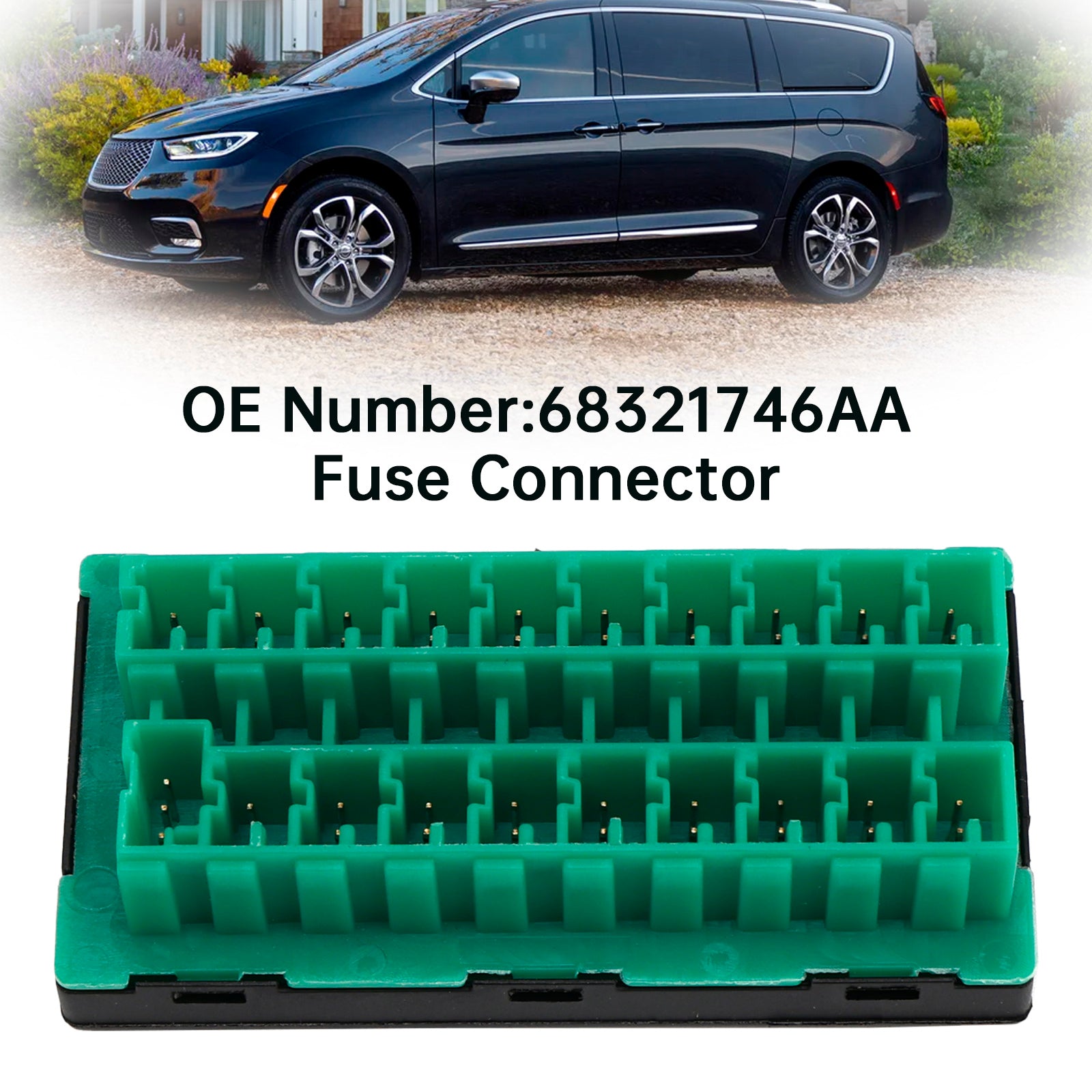 68321746AA Fuse Connector For Jeep Wrangler Gladiator Ram 1500 2500 Chrysler
