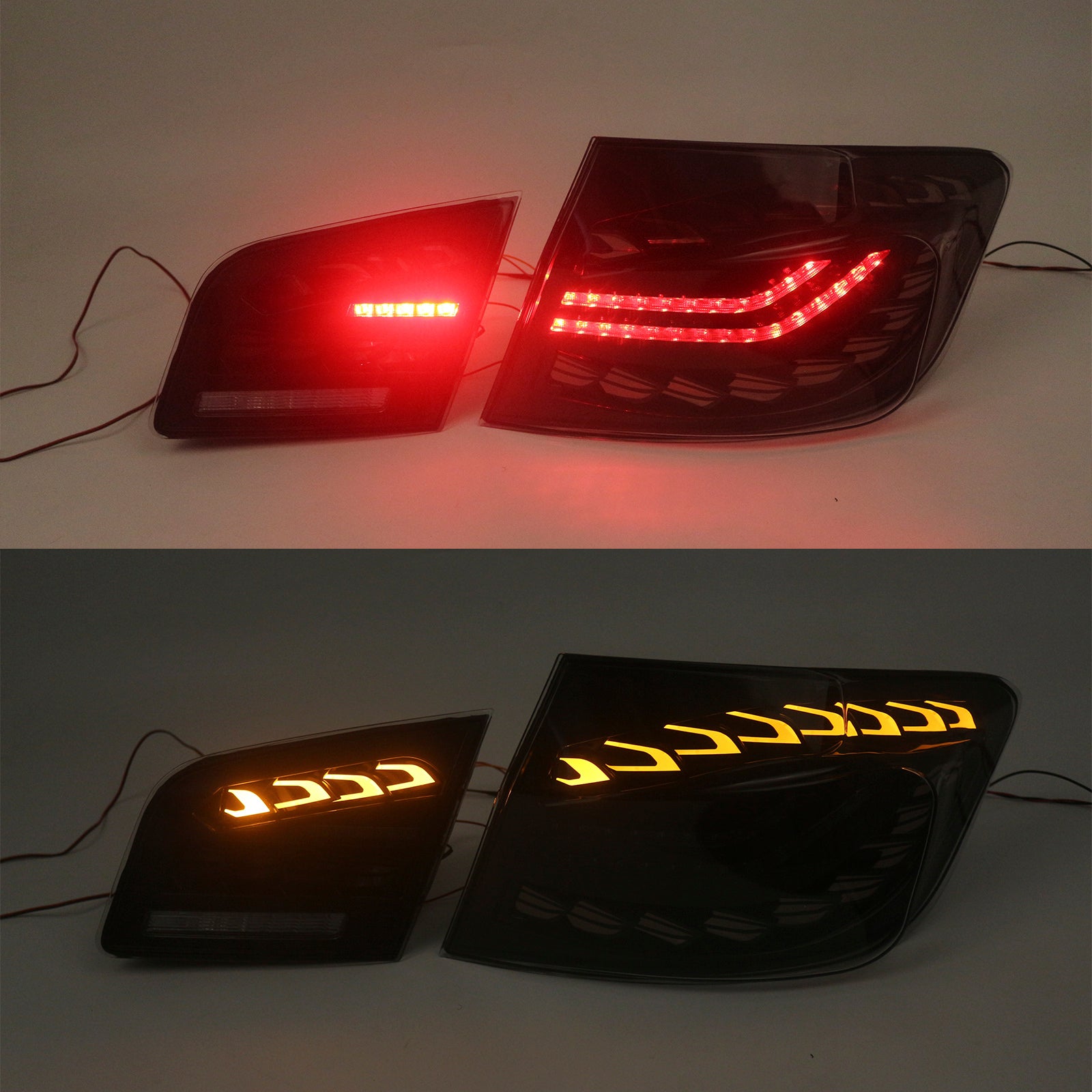 BMW radu 5 6. generácie, 2010 – 2016, 5F10 F18 M5 L&Zadné svetlá R s dymovými LED diódami