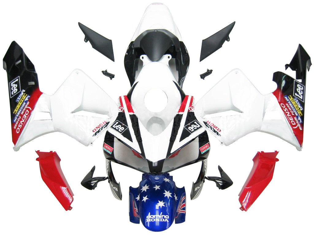 2003-2004 Honda CBR 600 RR Multi-Color Flag Racing Fairings Generic