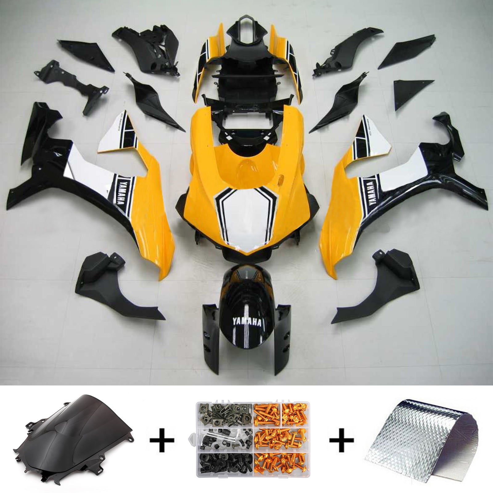 2015-2019 Yamaha YZF 1000 R1 Kit de carénage d'injection carrosserie plastique ABS