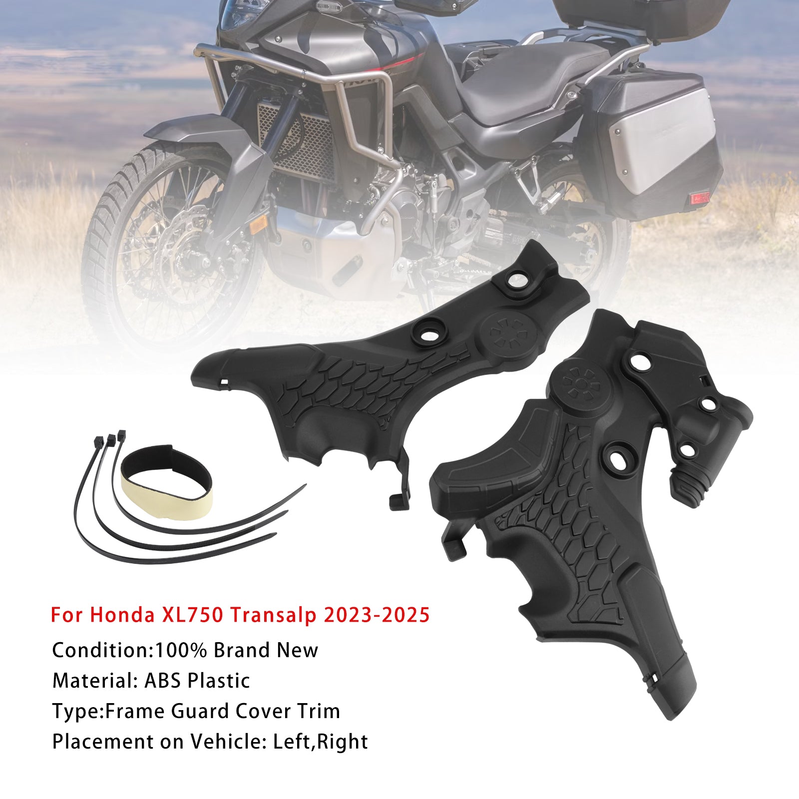 2023-2025 Honda XL750 Transalp Frame Guard Side Protection Cover Fairing