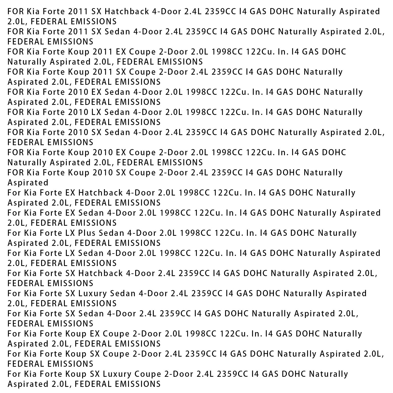 2007�C2014 Hyundai Sonata G4KD Complete Engine Cylinder Head Assembly