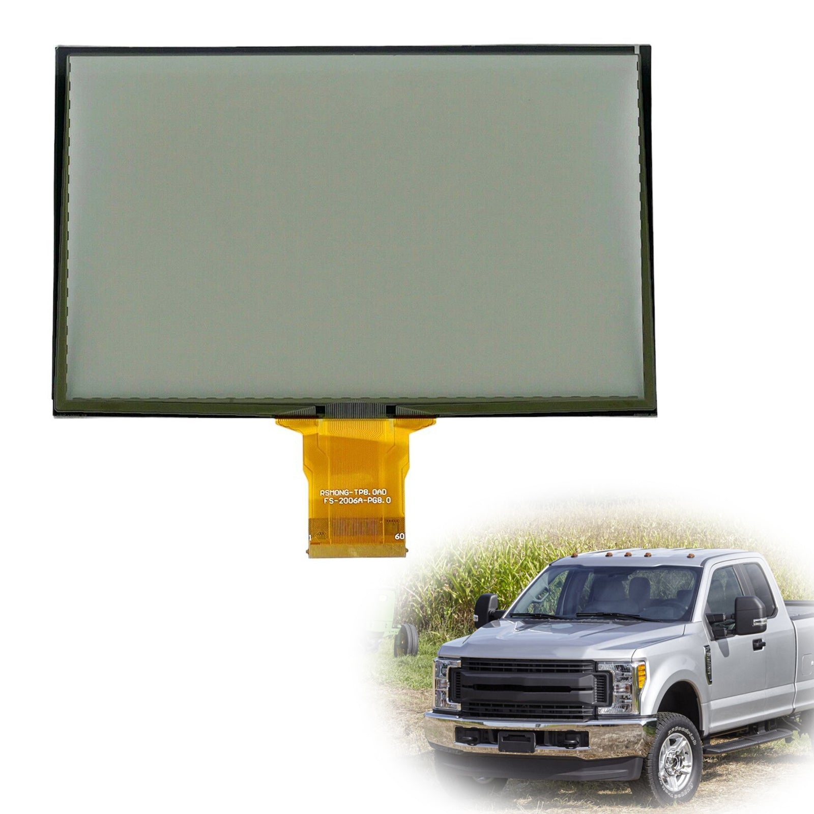 8"LCD Monitor & Touch Screen For Ford F-250 S Duty SYNC 3 2013-2018