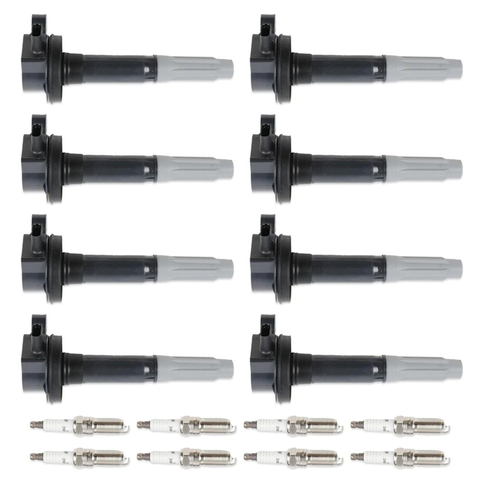 UF824 For Ford Mustang V8 5.0L 2016-2017 8xIgnition Coil + 8xIridium Spark Plug