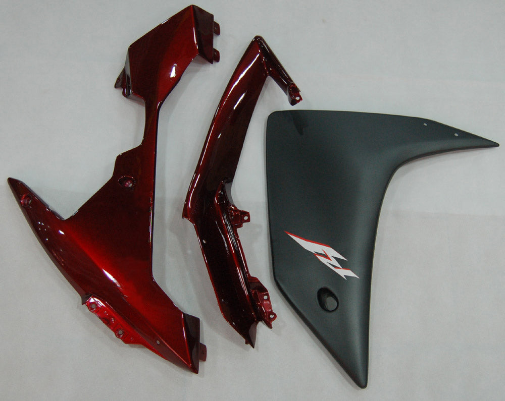 Carenados de carreras Yamaha YZF-R1 rojo cereza negro 2007-2008 genéricos