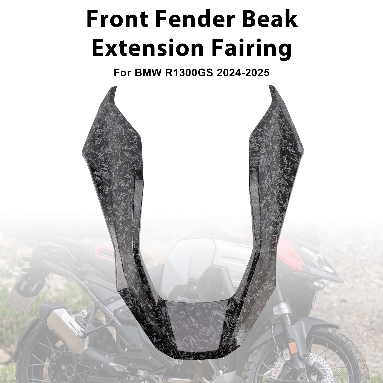 2024-2025 BMW R1300GS Carénage d'extension de bec de garde-boue avant
