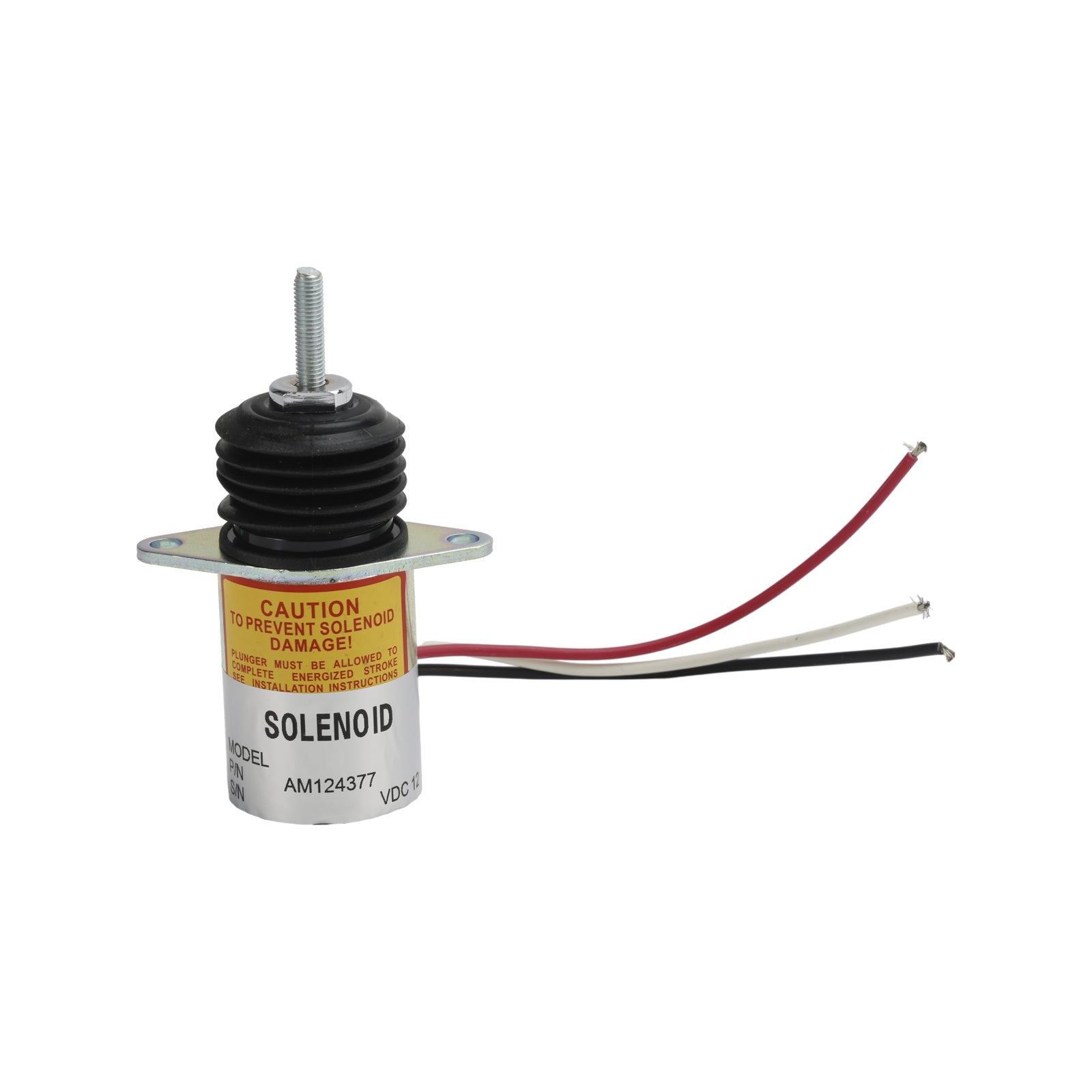 Solénoïde d'arrêt de carburant 12V AM124379 AM124377 pour John Deere 655 755 856